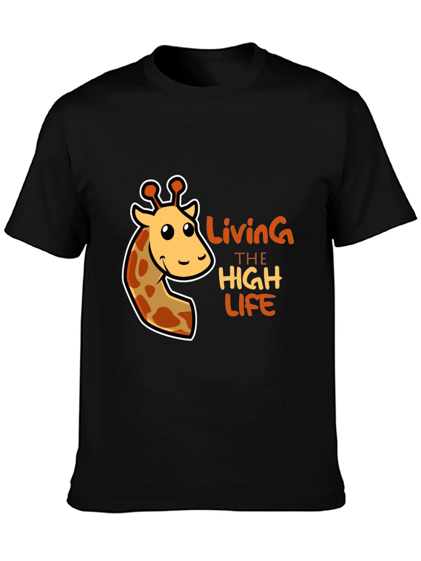 Black Giraffe High Life T-Shirt view 3