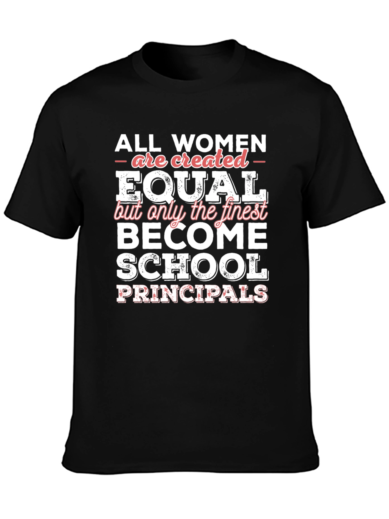 Black Finest School Principal Women's T-Shirt view 3