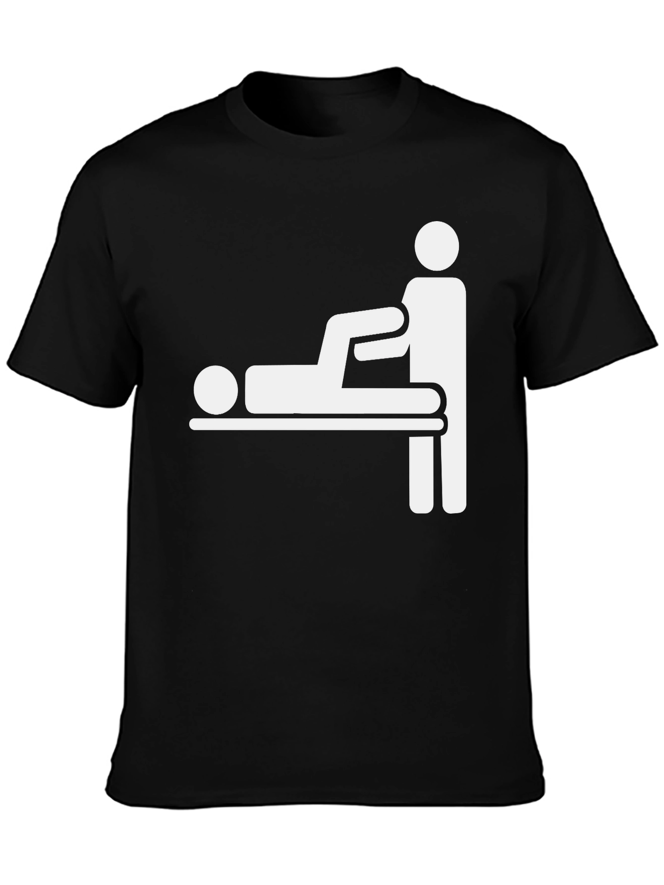 Funny Physiotherapy T-Shirt - Black Cotton Tee - 3