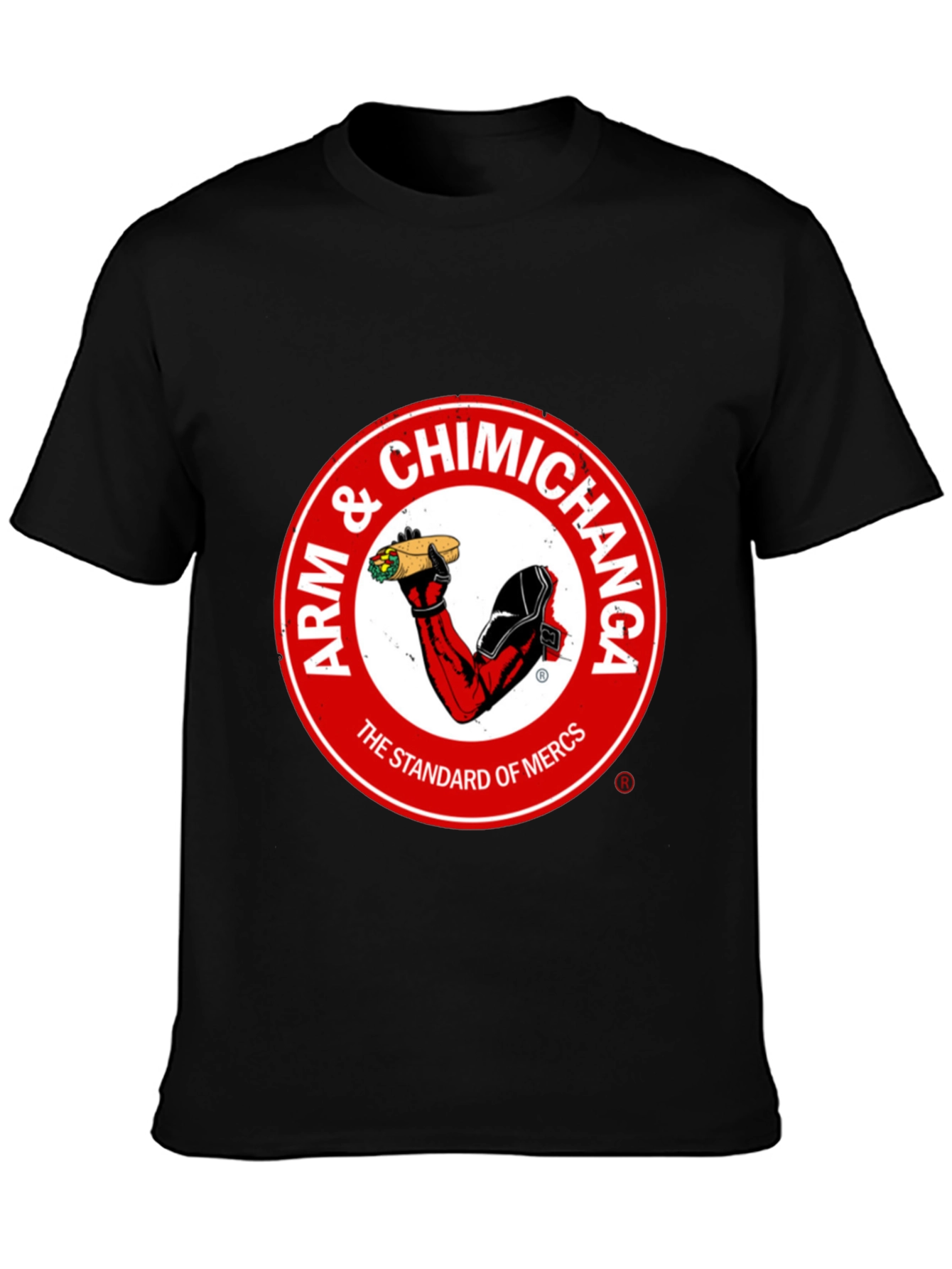 Black Arm & Chimichanga Graphic Tee - Standard of Mercs view 3
