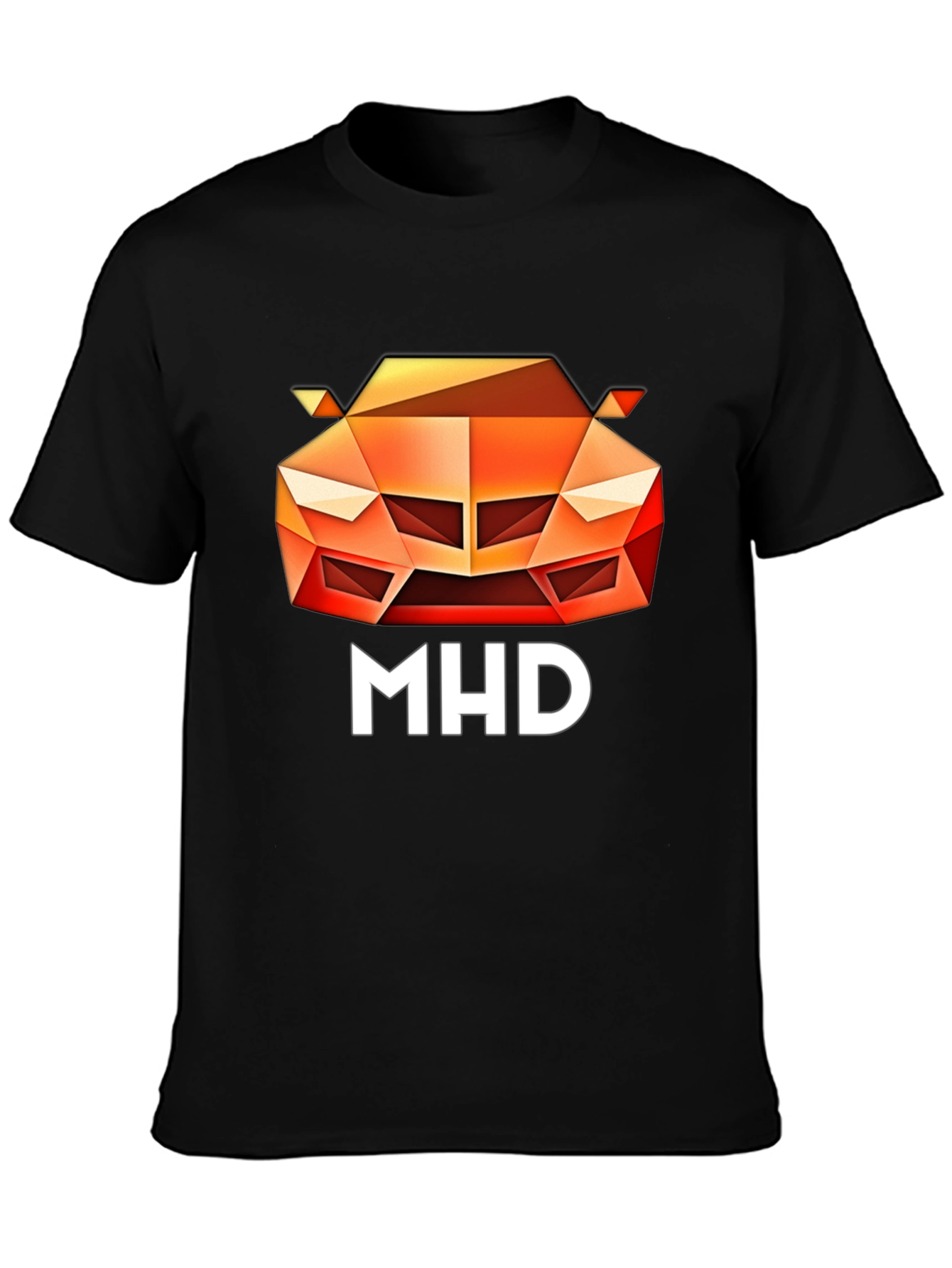Black MHD Car Graphic Tee - Cool Streetwear view 3