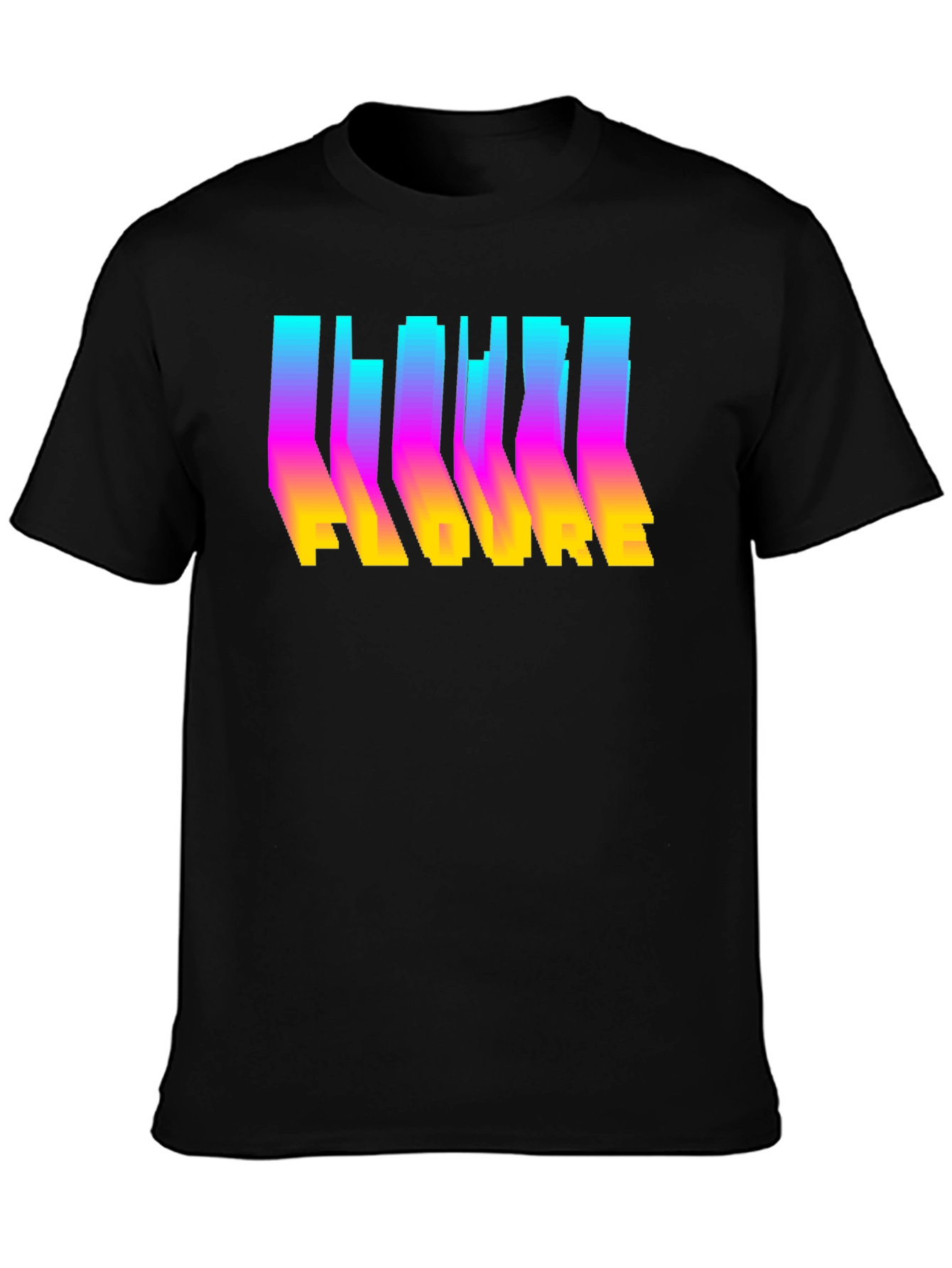 Black Vaporwave Future Graphic Tee view 3
