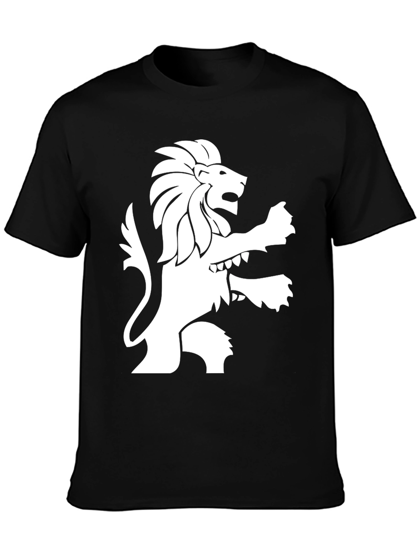 Black Lion Graphic Tee - Mens Short Sleeve Shirt view 3