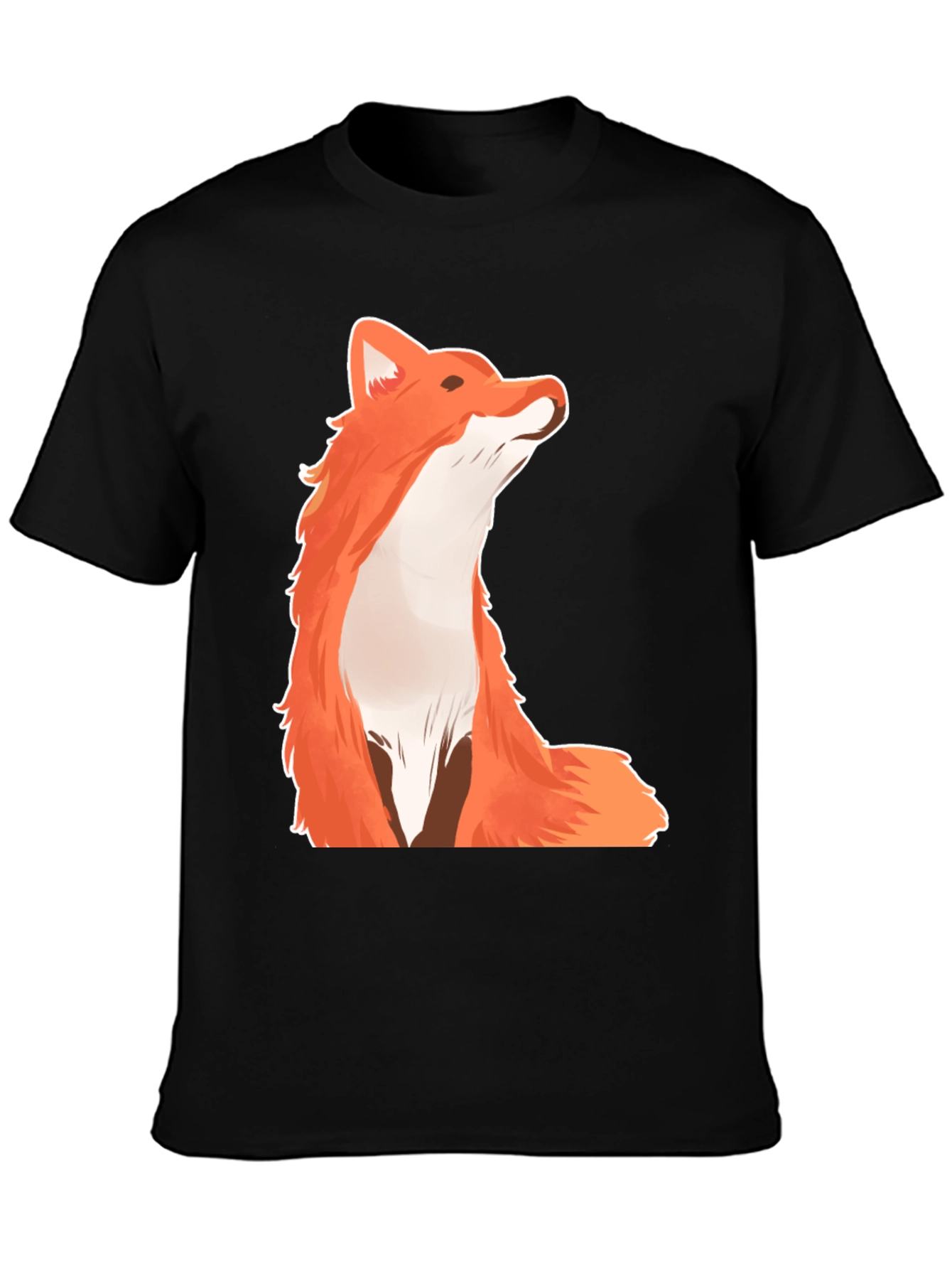 Black Fox Graphic T-Shirt view 3