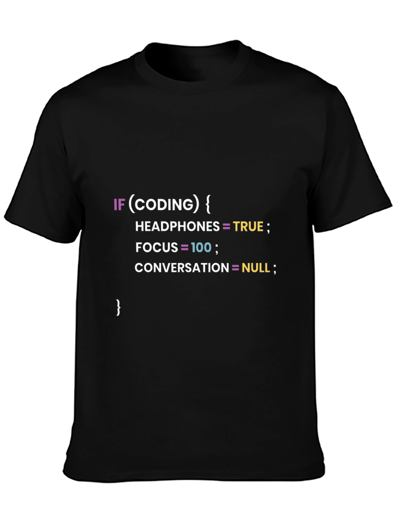 Black Coding Humor T-Shirt - Programmer Gift view 3