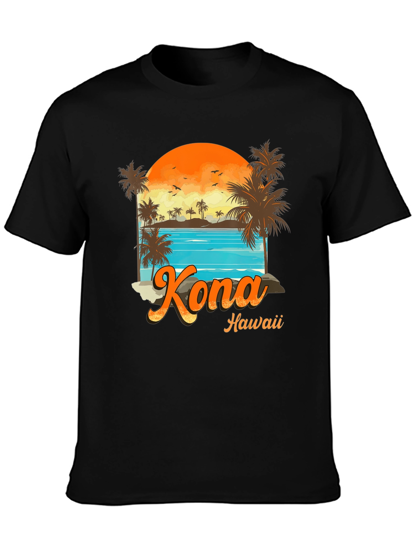 Kona Hawaii Graphic T-Shirt - Island Vibes Tee - 3