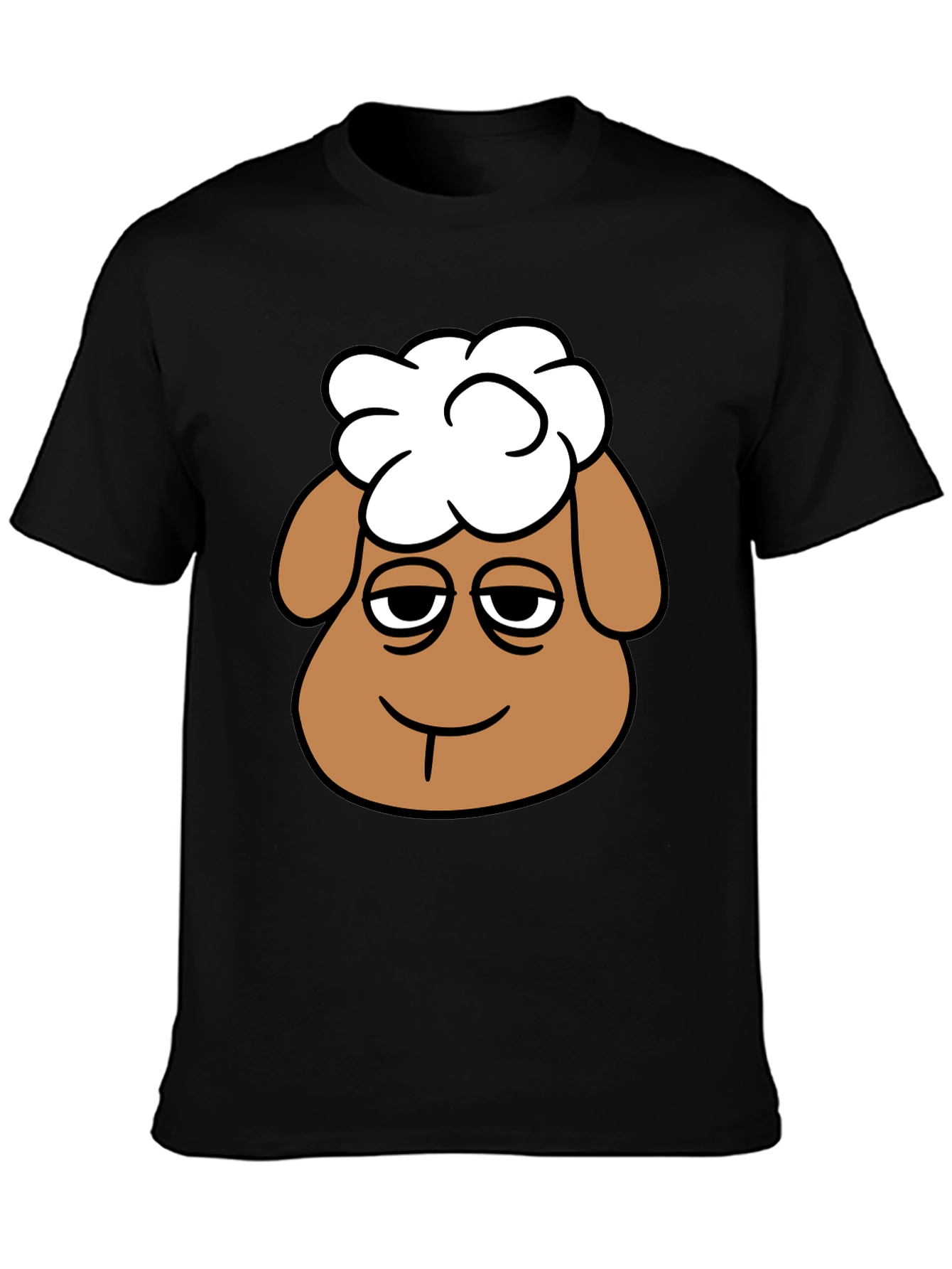 Shaun the Sheep Graphic Tee - Black Cotton Shirt - 3