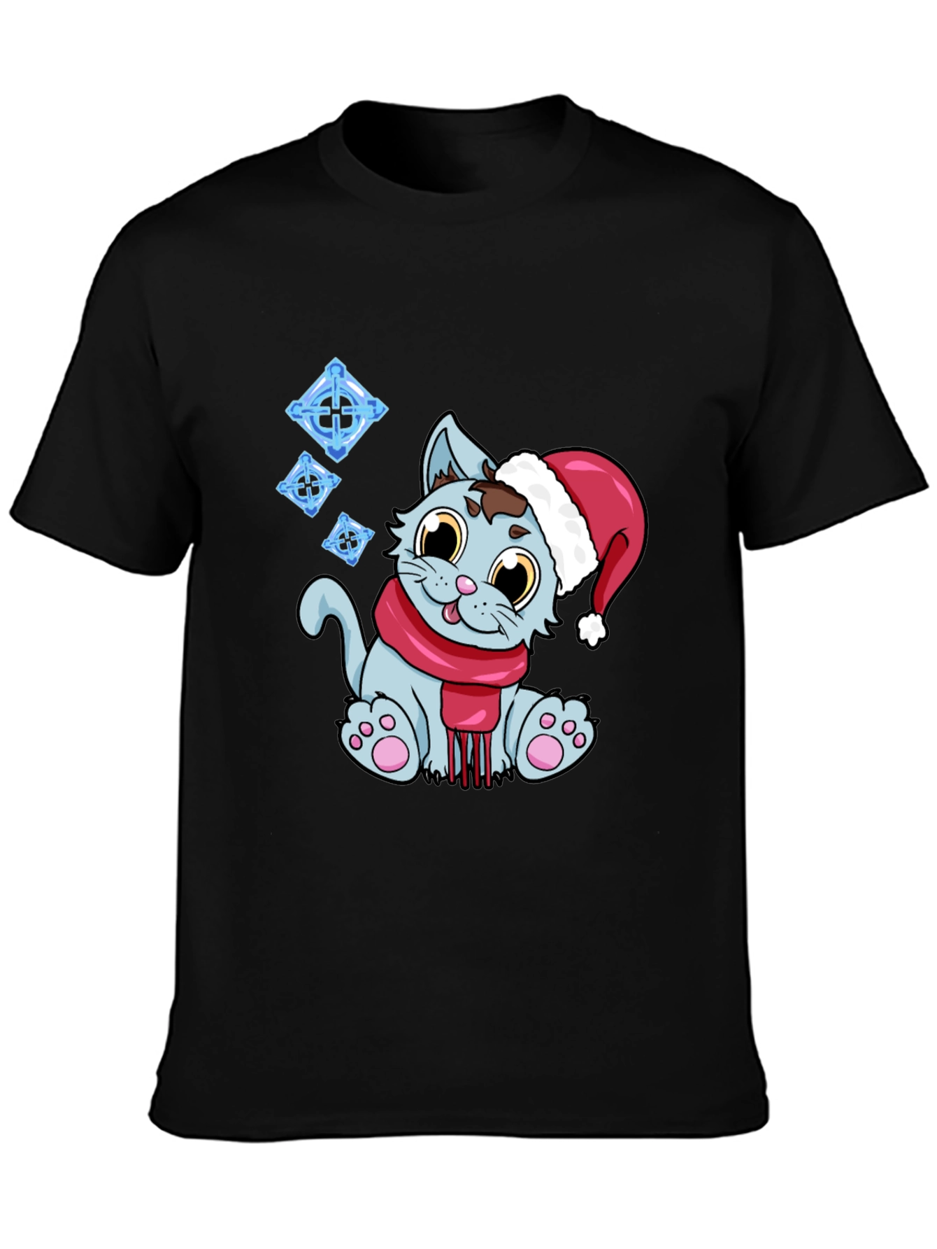 Festive Cat T-Shirt - Holiday Cheer - 3