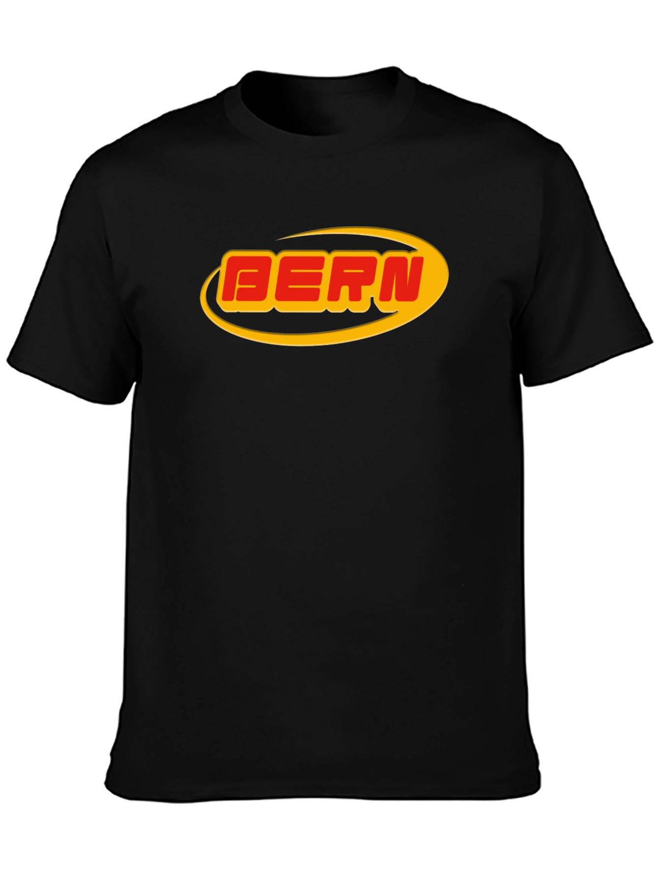 Black Bern Logo T-Shirt - Bold Graphic Tee view 3