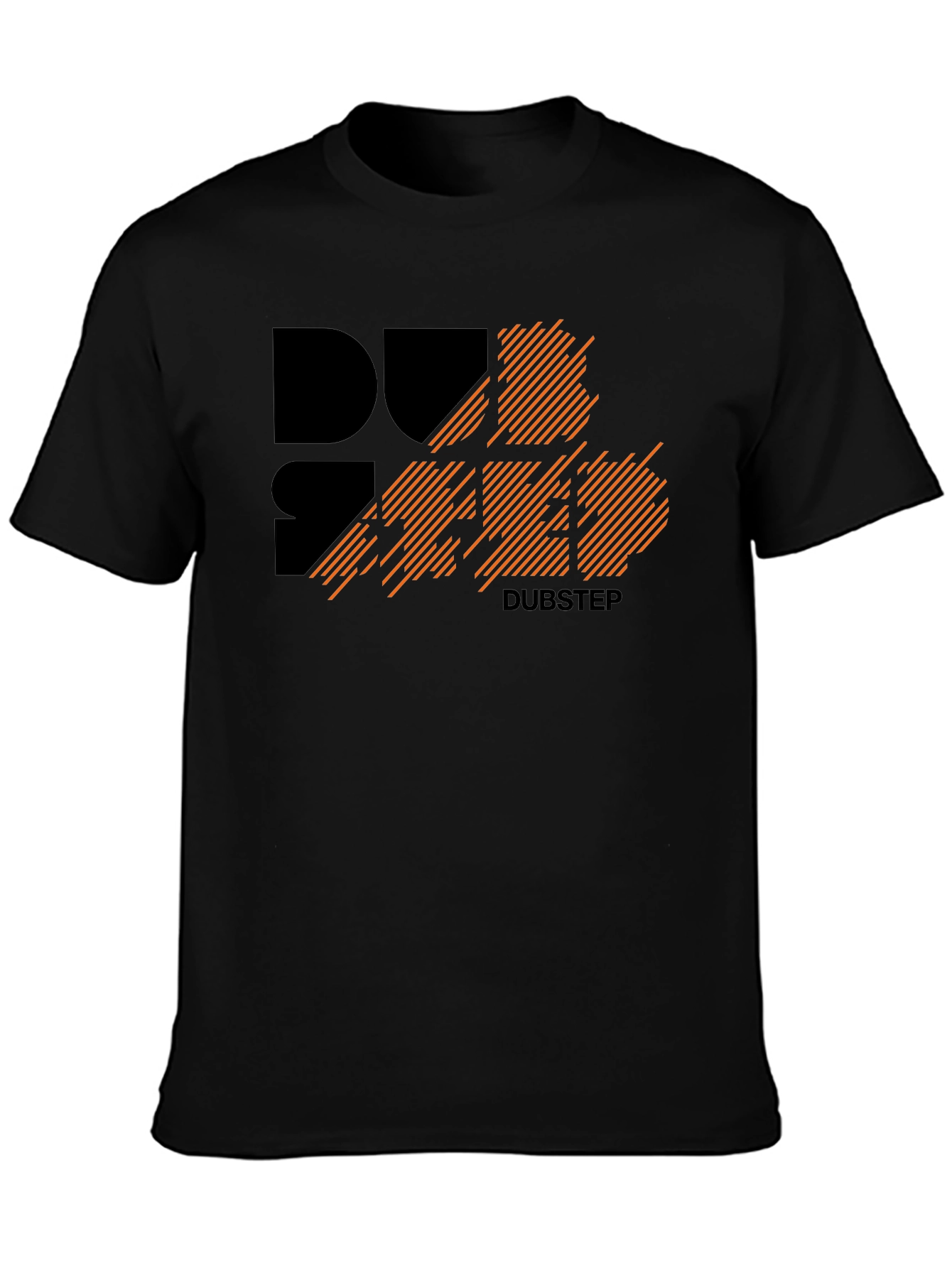 Black Dubstep Graphic T-Shirt - Modern DJ Music Tee view 3