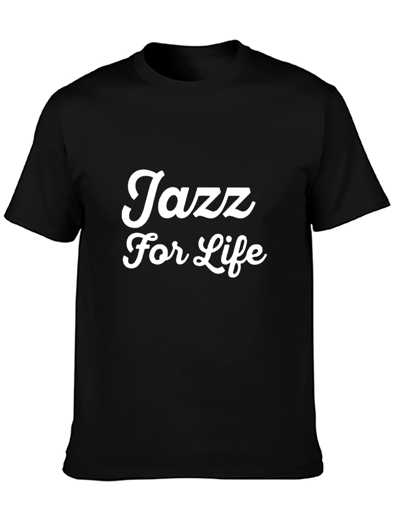 Black Jazz For Life Graphic T-Shirt view 3