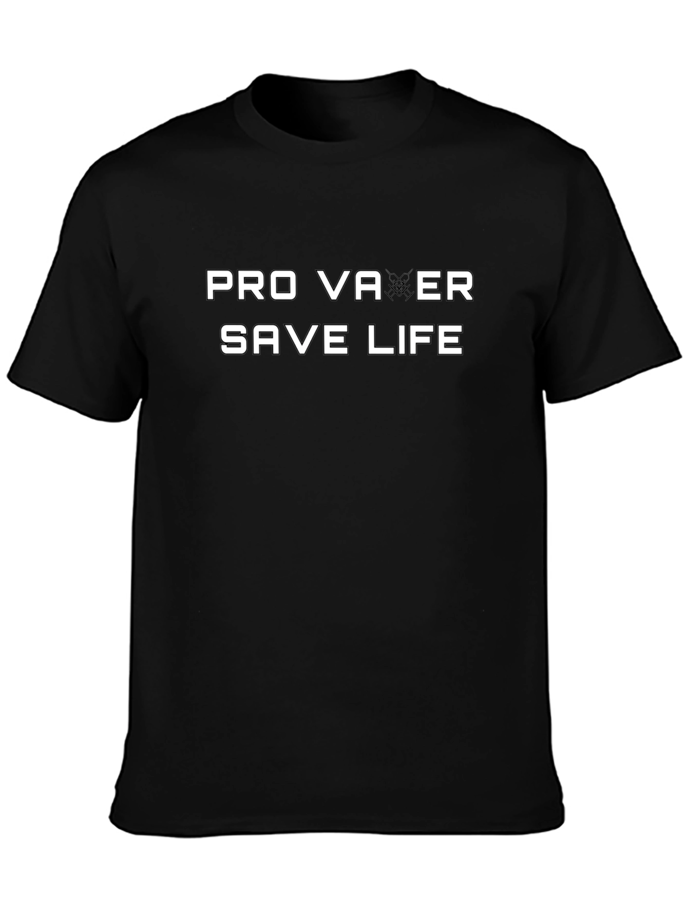 Black Pro Vader Save Life Black T-Shirt view 3