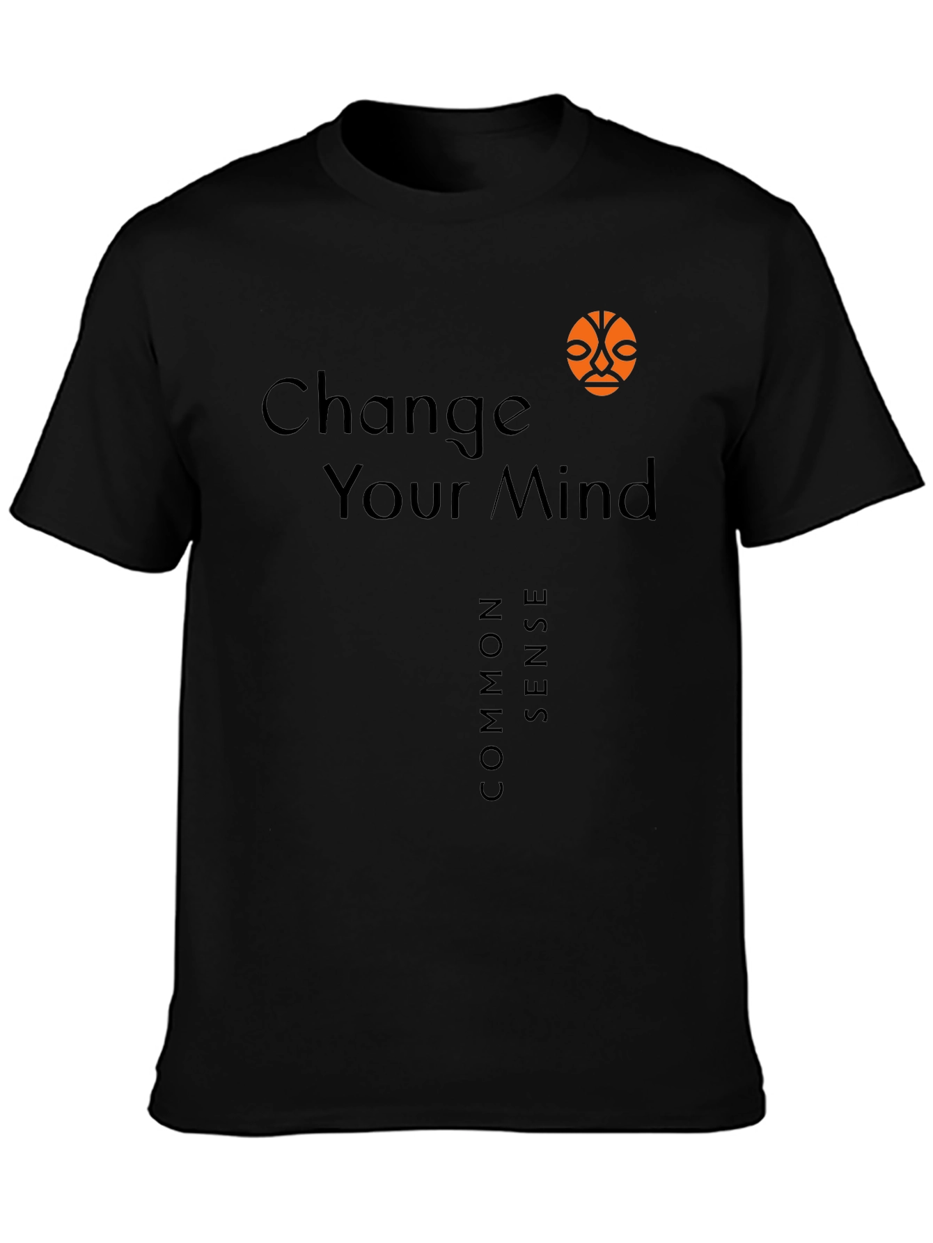 Black Change Your Mind T-Shirt view 3