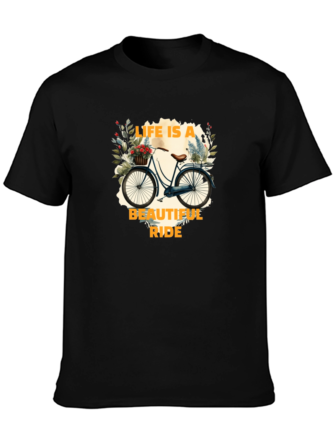 Black Life is a Beautiful Ride T-Shirt view 3