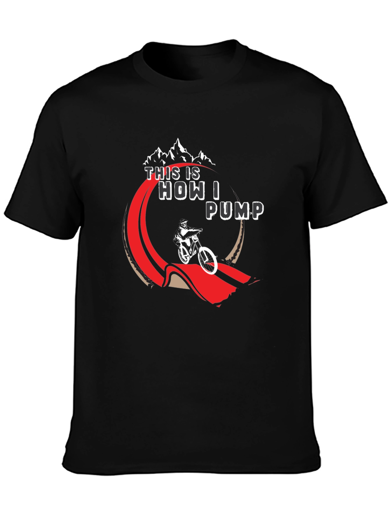 Black Mountain Bike "This is How I Pump" Graphic Tee view 3