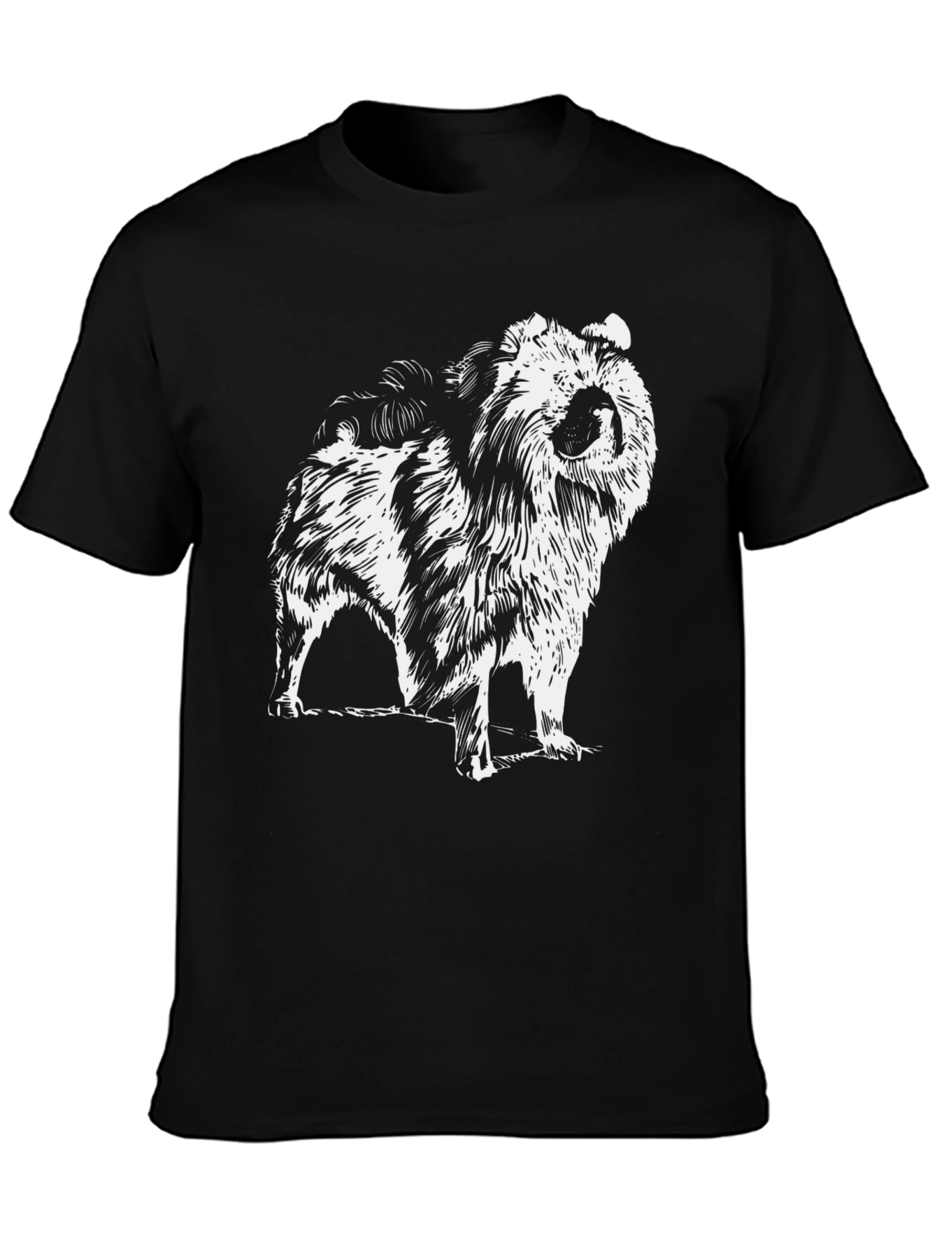 Black Dog Graphic Black T-Shirt view 3