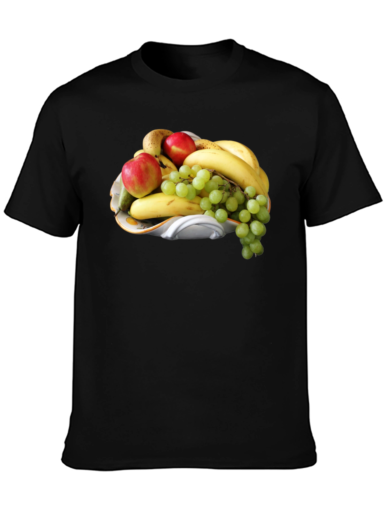 Black Fruit Platter Graphic Tee - Stylish & Unique! view 3