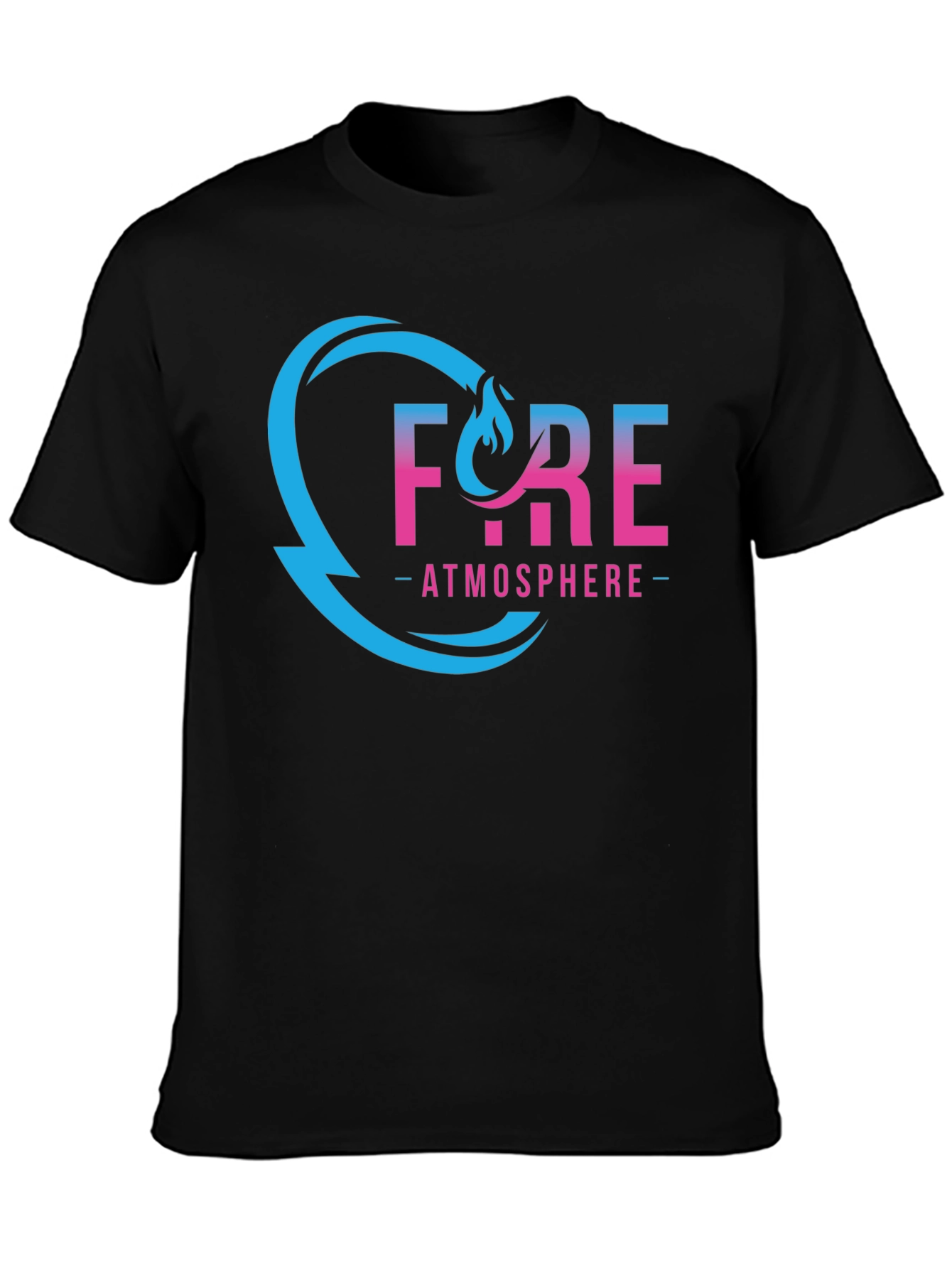 Black Fyre Atmosphere Black Graphic Tee view 3