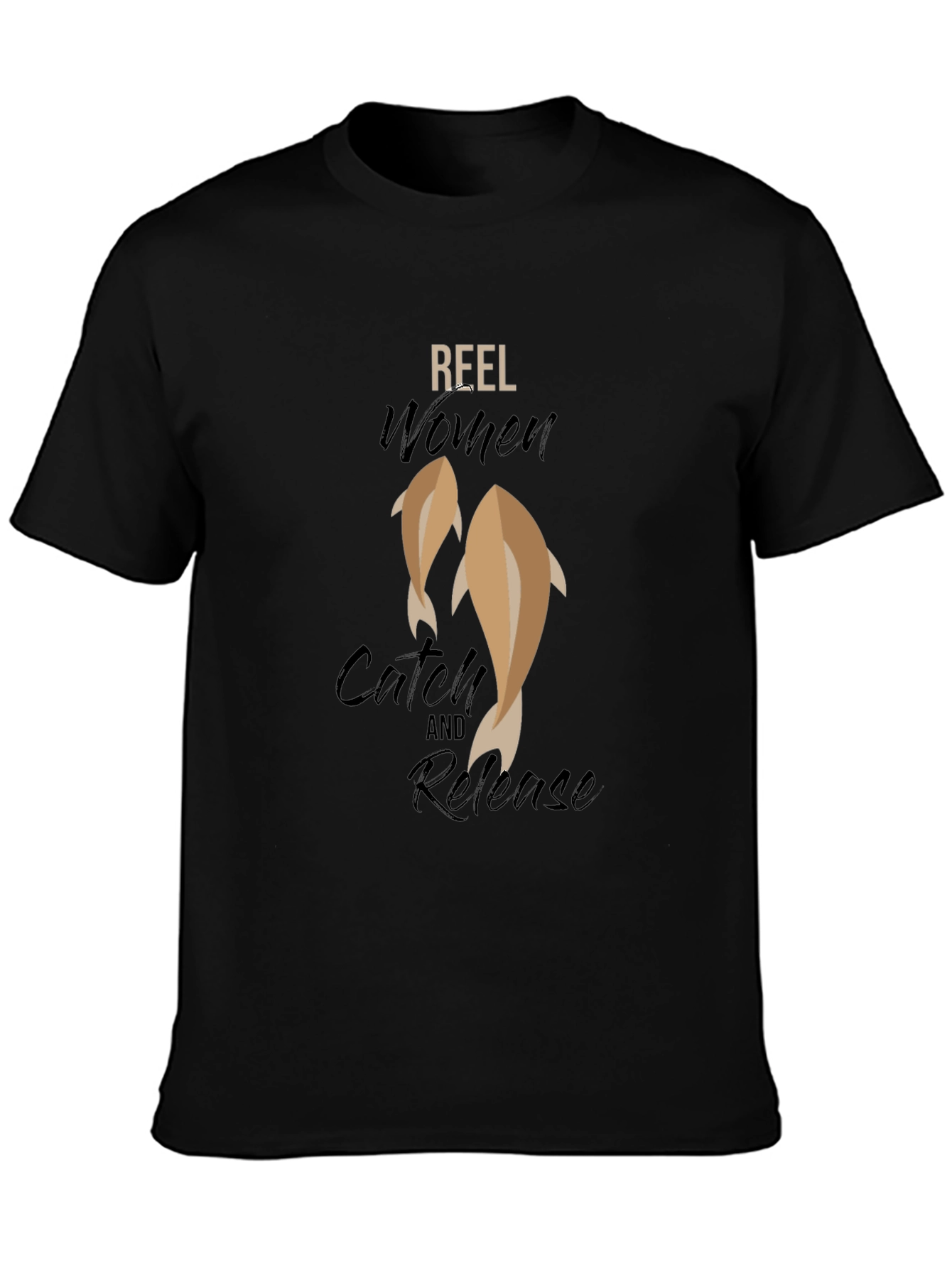 Black Reel Women Catch & Release Graphic Tee view 3