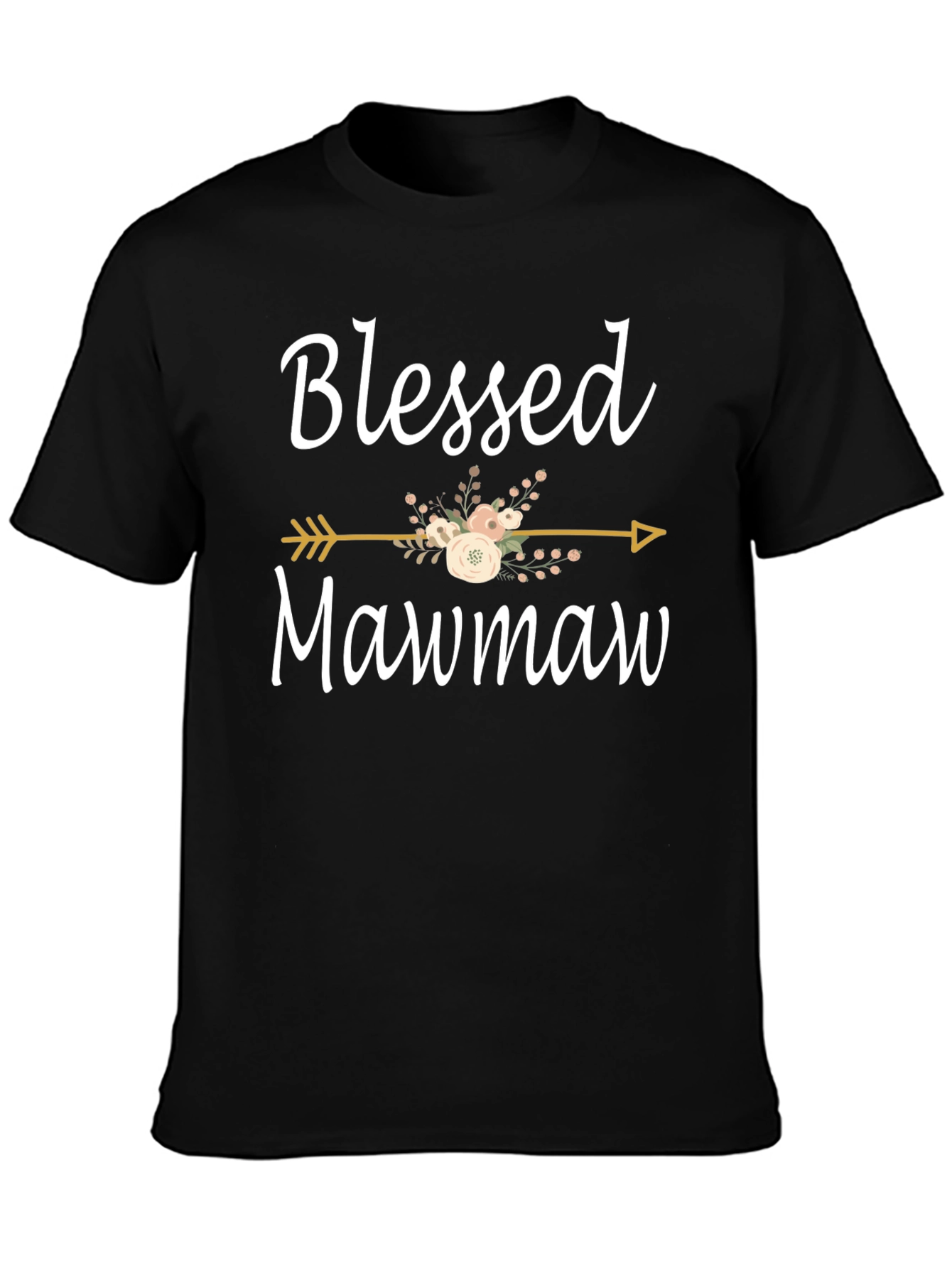 Blessed Mawmaw Graphic T-Shirt - Perfect Gift - 3