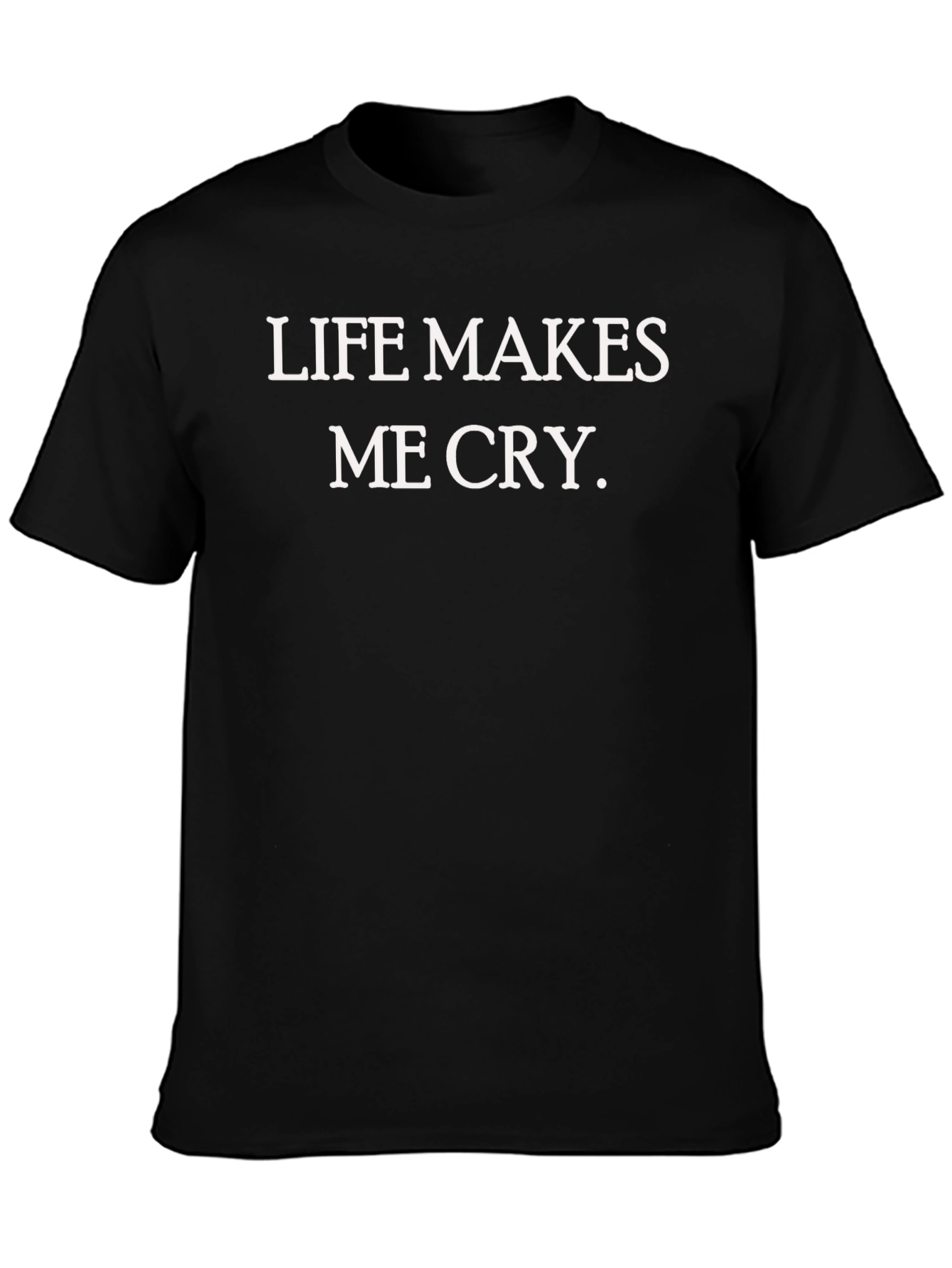 Black Life Makes Me Cry Graphic T-Shirt view 3