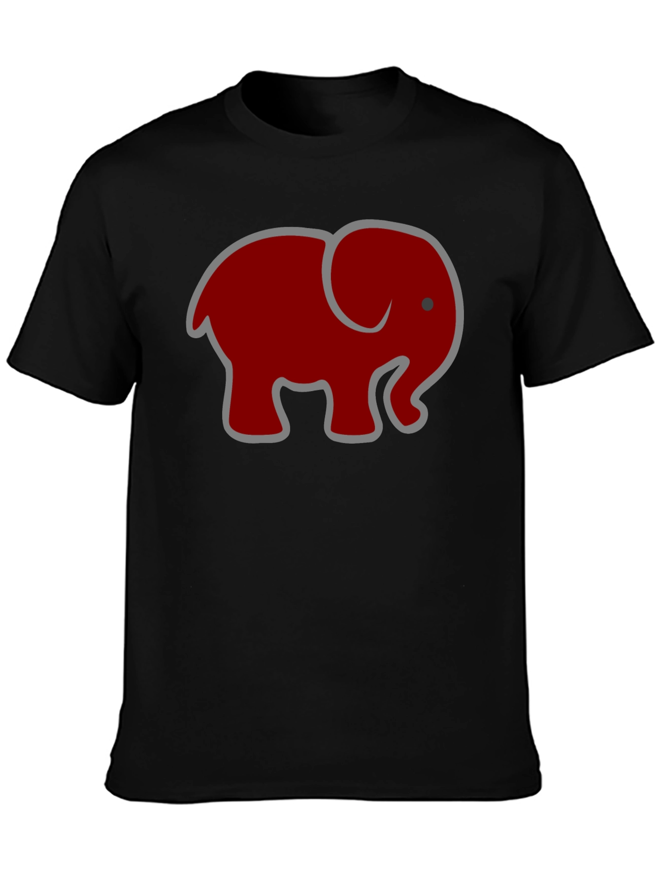 Black Elephant Graphic Tee - Stylish and Comfortable view 3