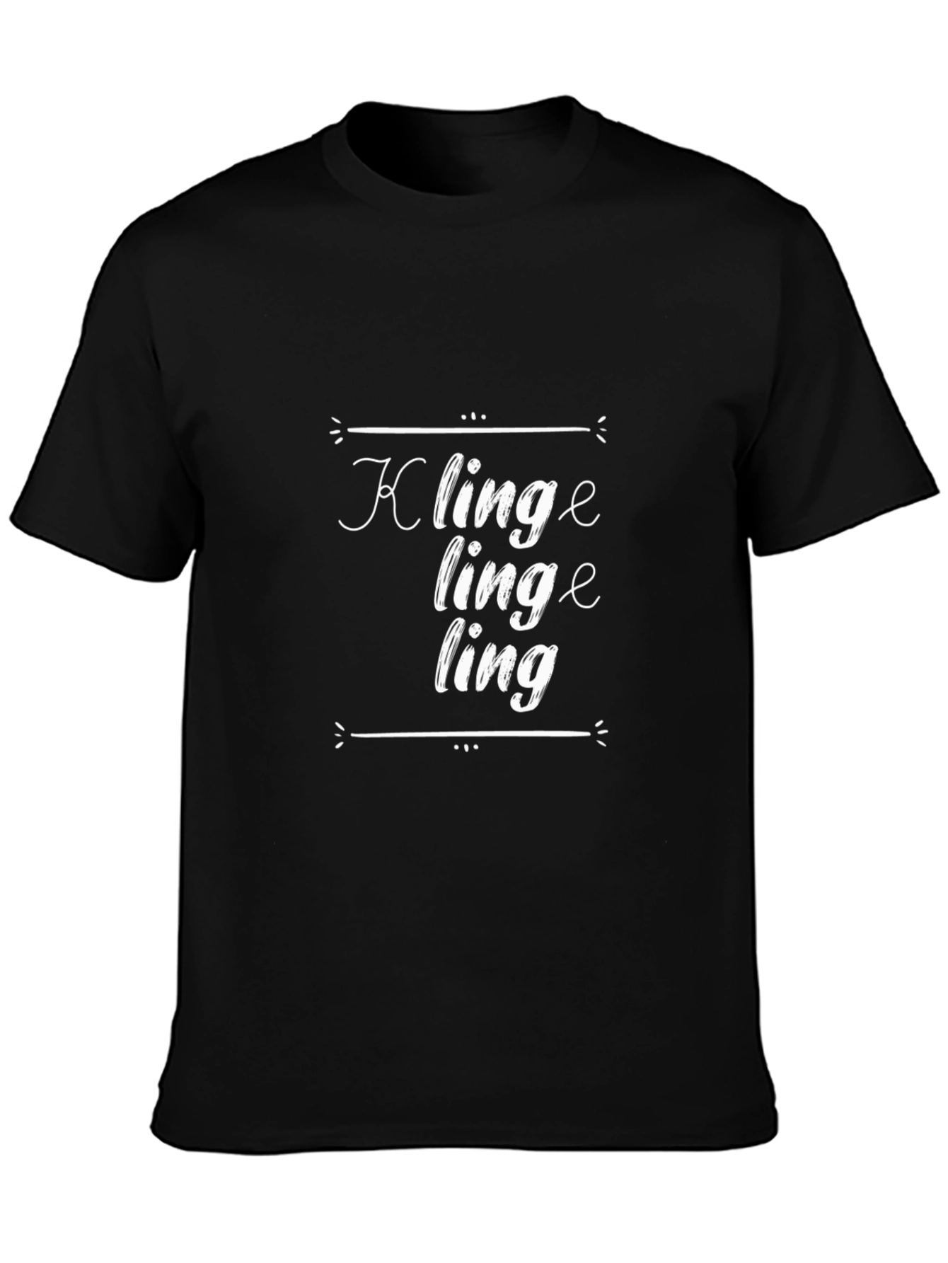 Black Klinge Lingeling T-Shirt - Black view 3