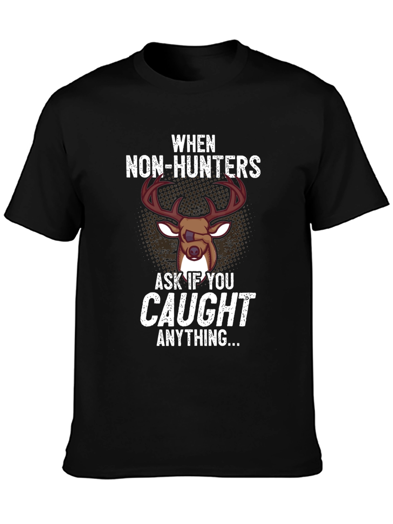 Black Funny Hunting T-Shirt - When Non-Hunters Ask... view 3