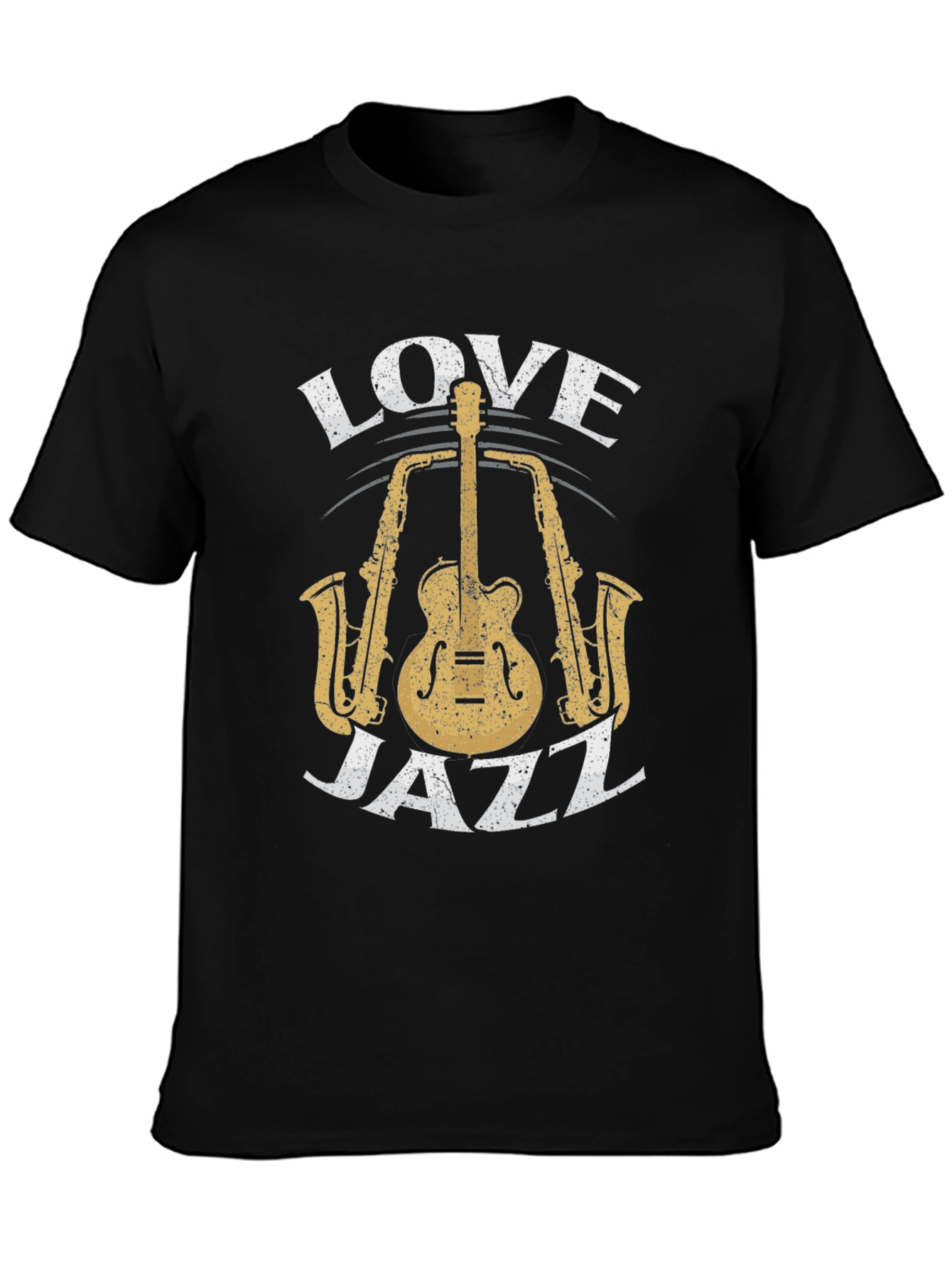 Black Love Jazz Graphic Tee - Music T-Shirt view 3