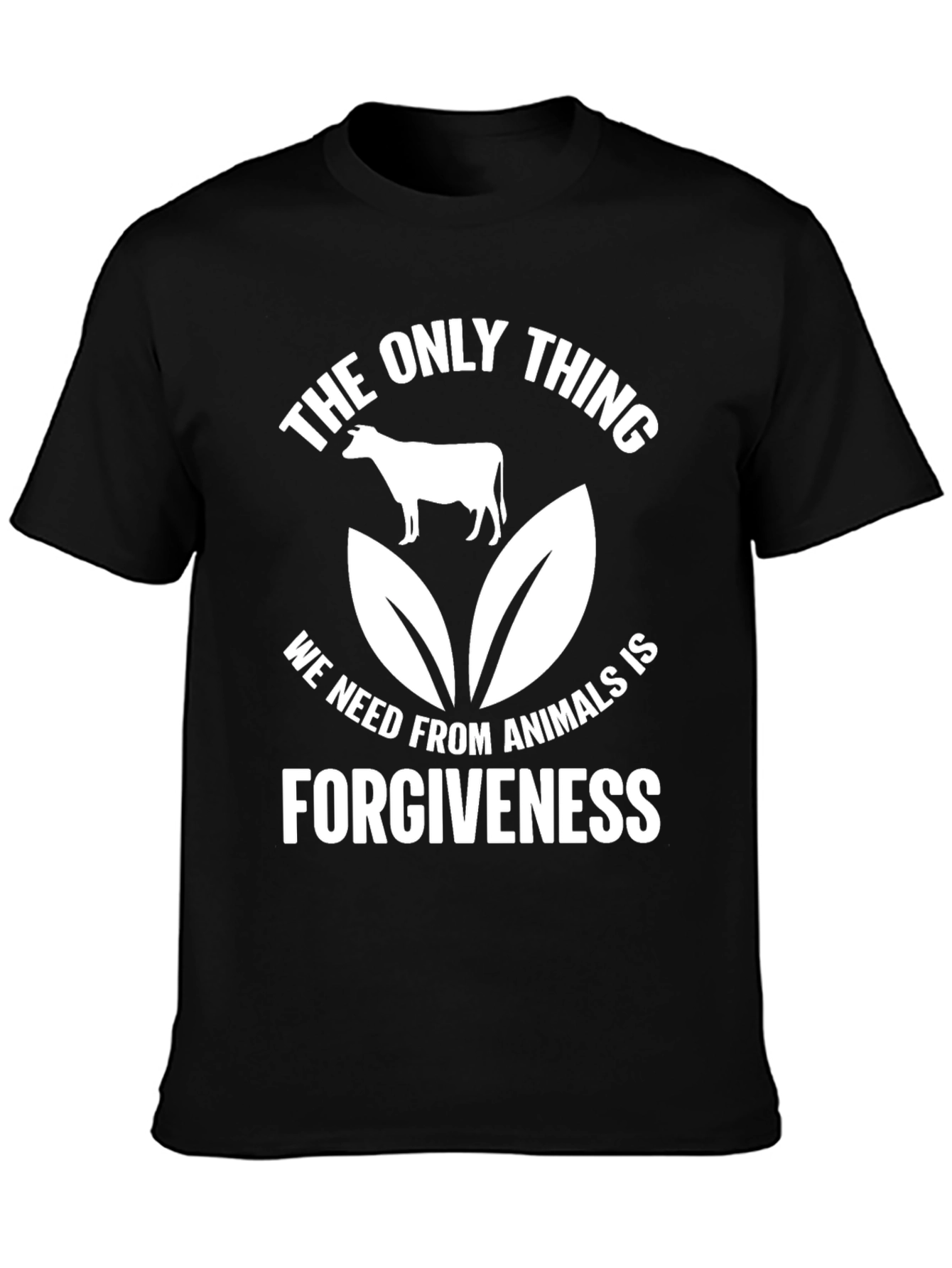 Vegan Forgiveness T-Shirt - Animals Rights Tee - 3