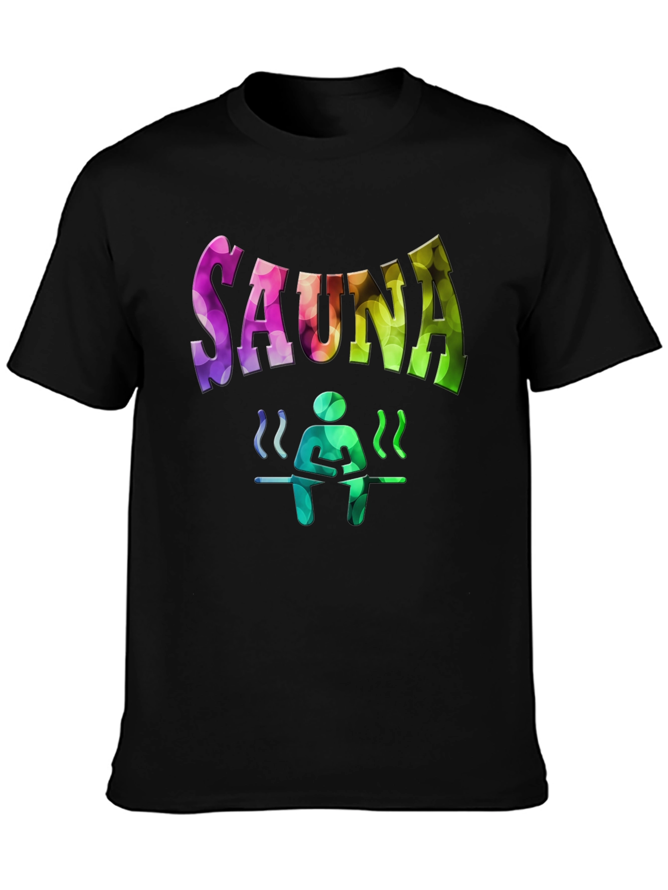 Black Sauna Lover T-Shirt - Relax and Unwind! view 3