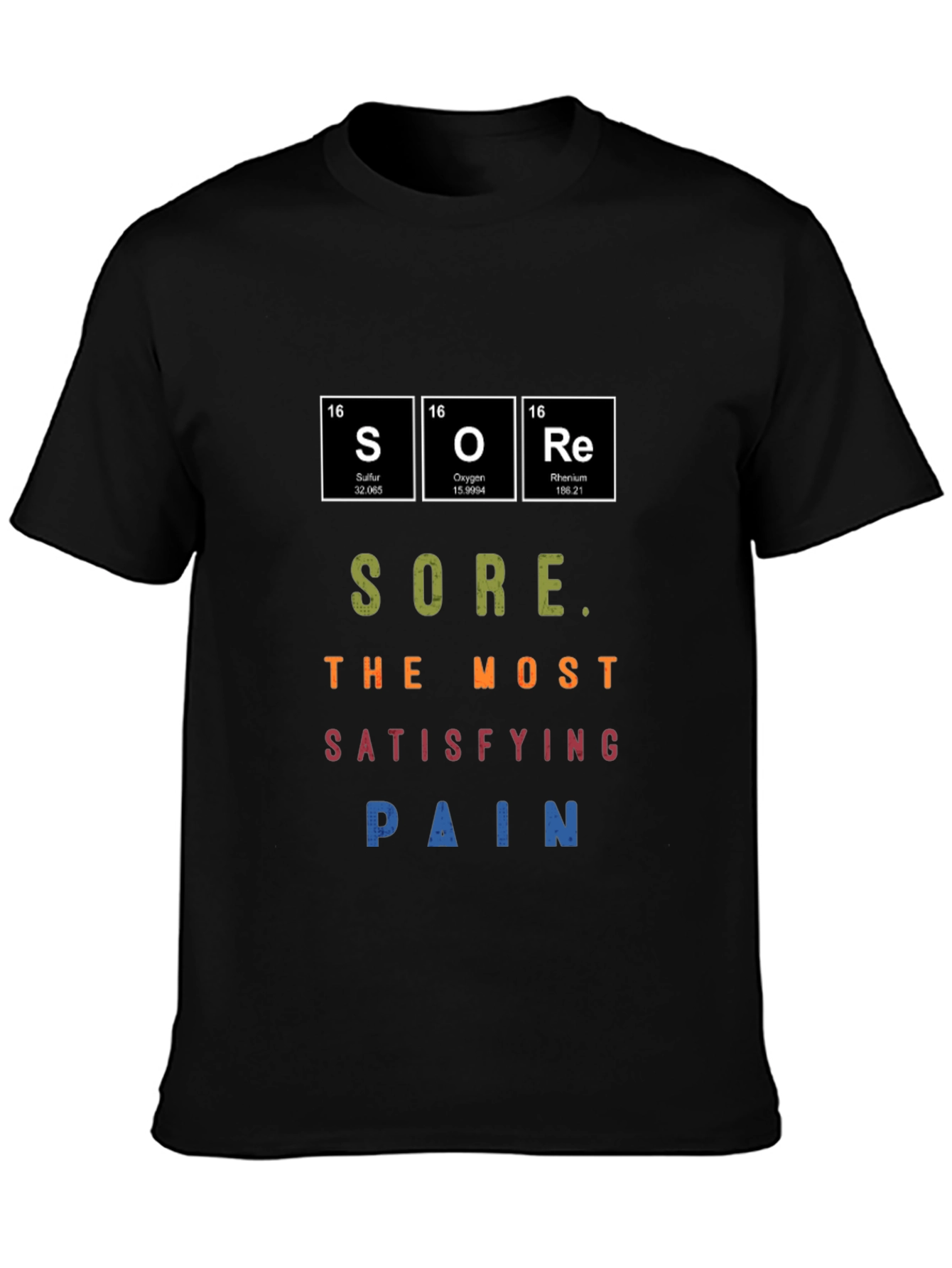 Sore Periodic Table Graphic T-Shirt - 3