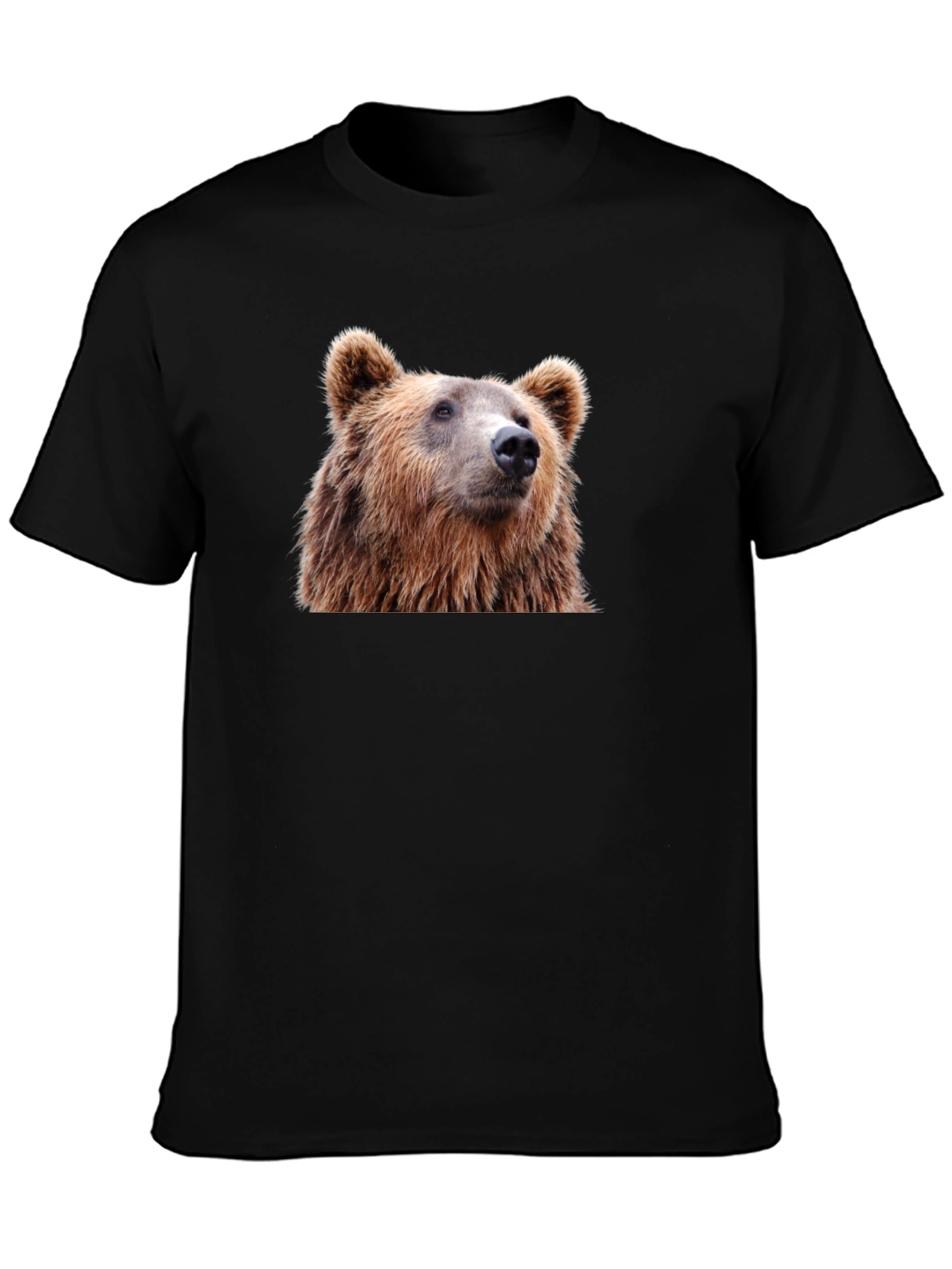 Black Bear Graphic Black T-Shirt view 3