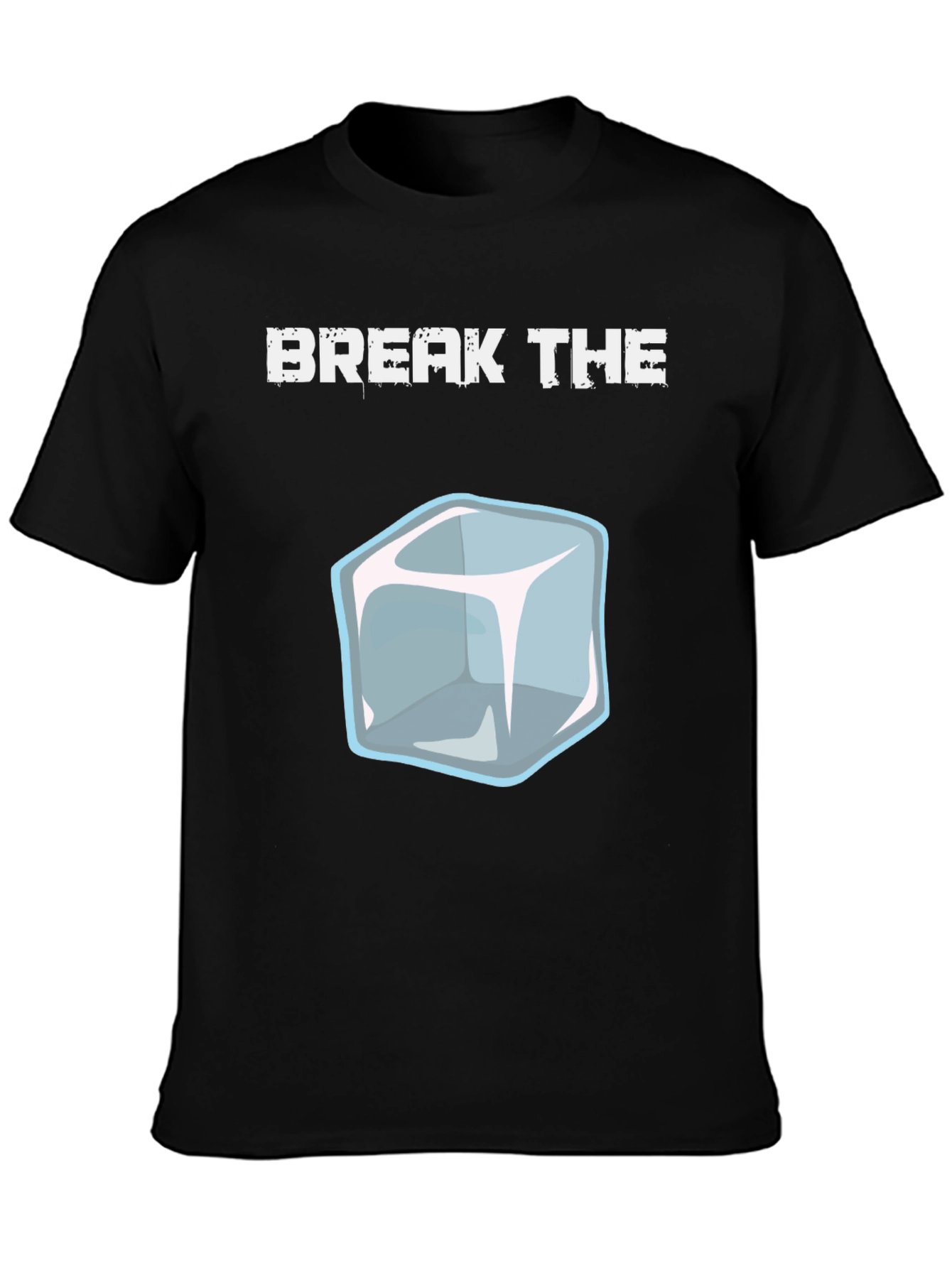 Black Break The Ice Graphic T-Shirt view 3