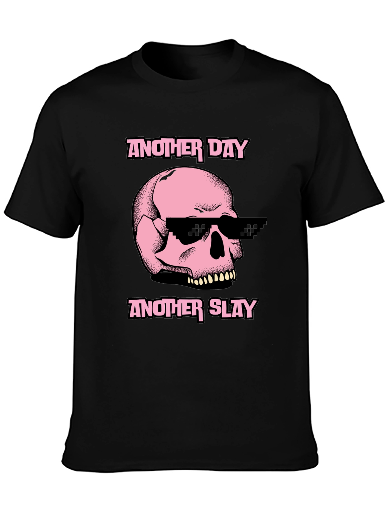 Black Another Day Another Slay Graphic Tee view 3
