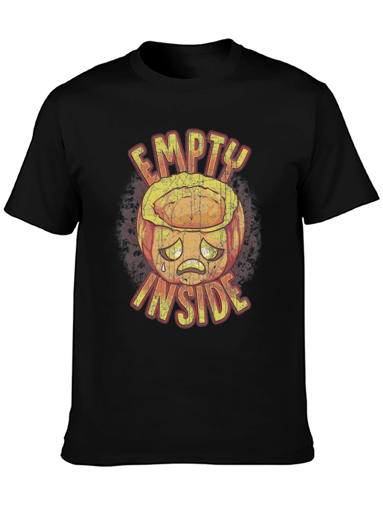 Black Empty Inside Graphic T-Shirt view 3