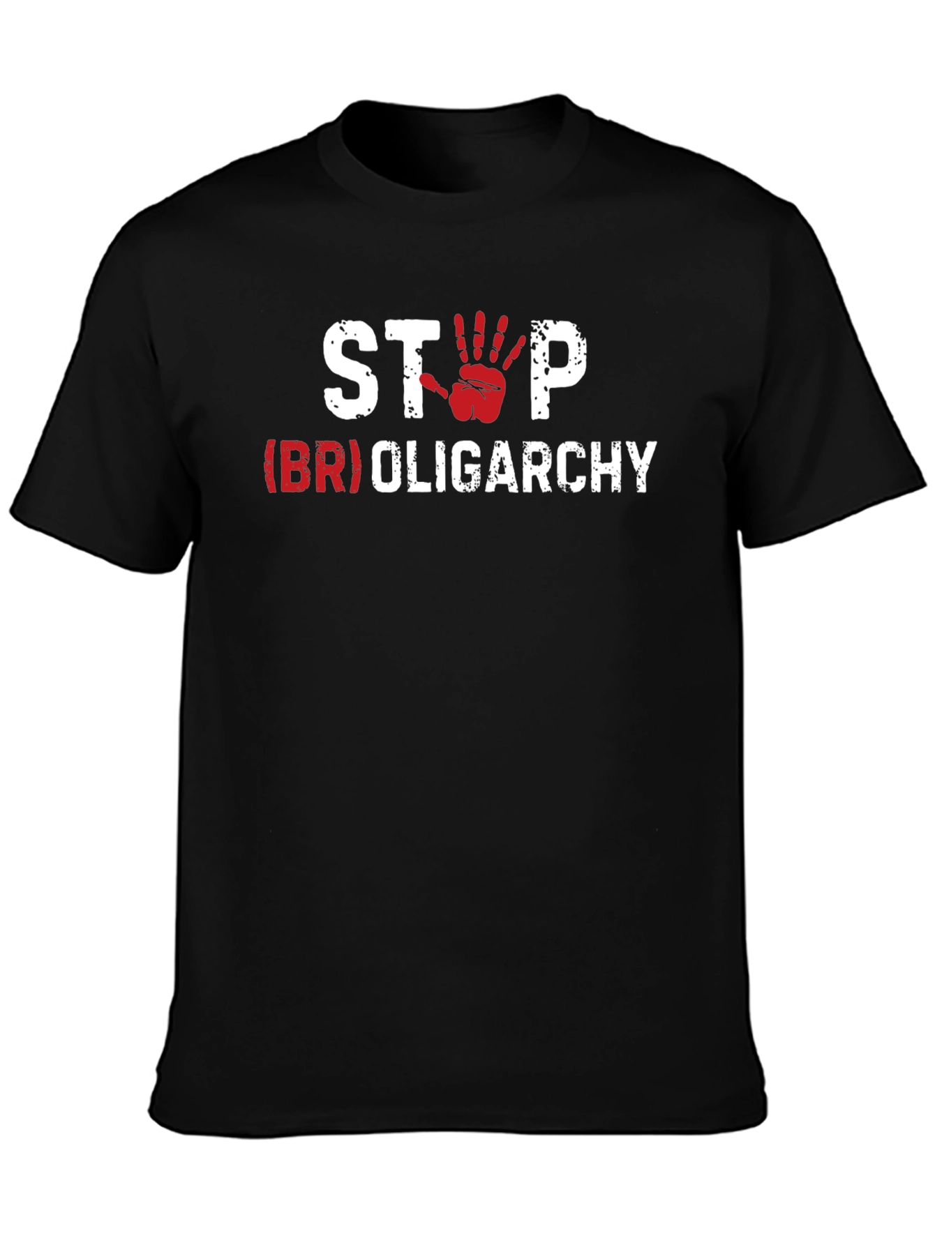 Stop Oligarchy Graphic Tee - Political Protest Shirt - 3
