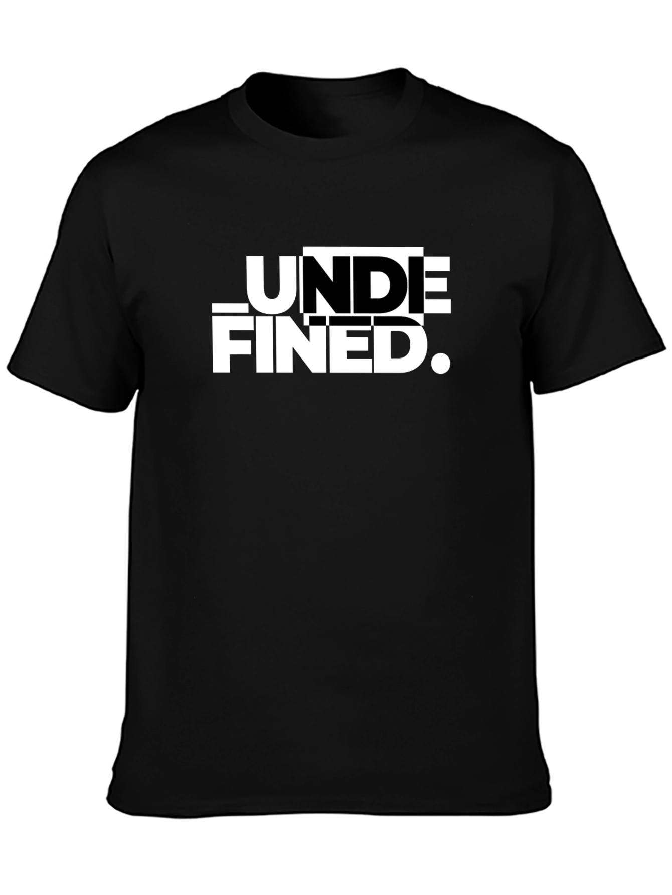 Black Undefined Graphic Print T-Shirt - Black view 3