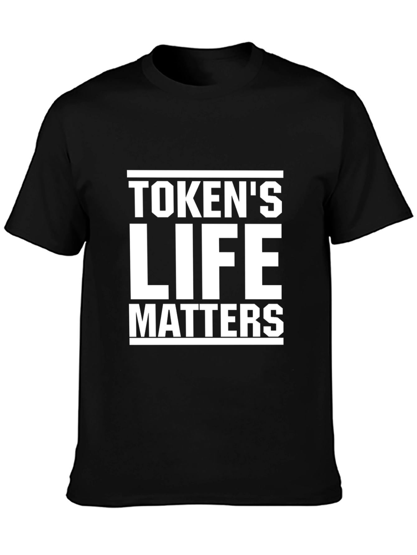 Black Token's Life Matters Graphic T-Shirt view 3