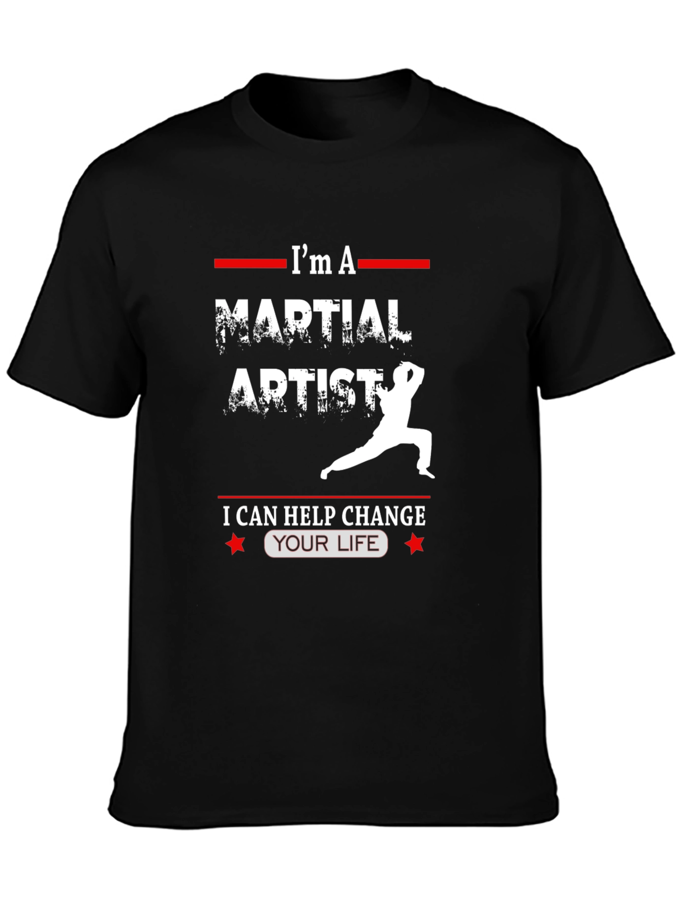 Martial Artist Graphic T-Shirt - 3