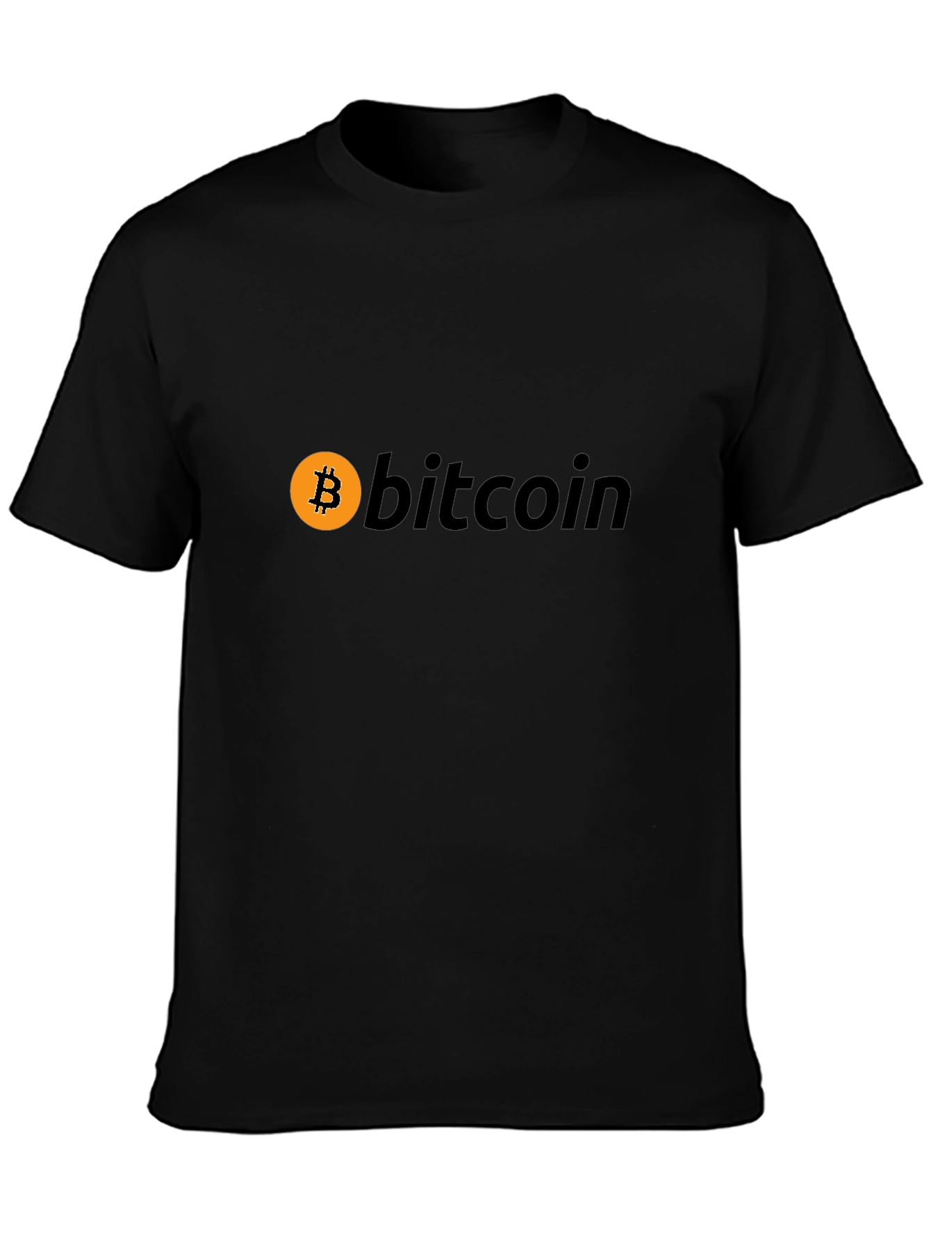 Black Bitcoin Graphic Tee - Crypto Enthusiast Shirt view 3