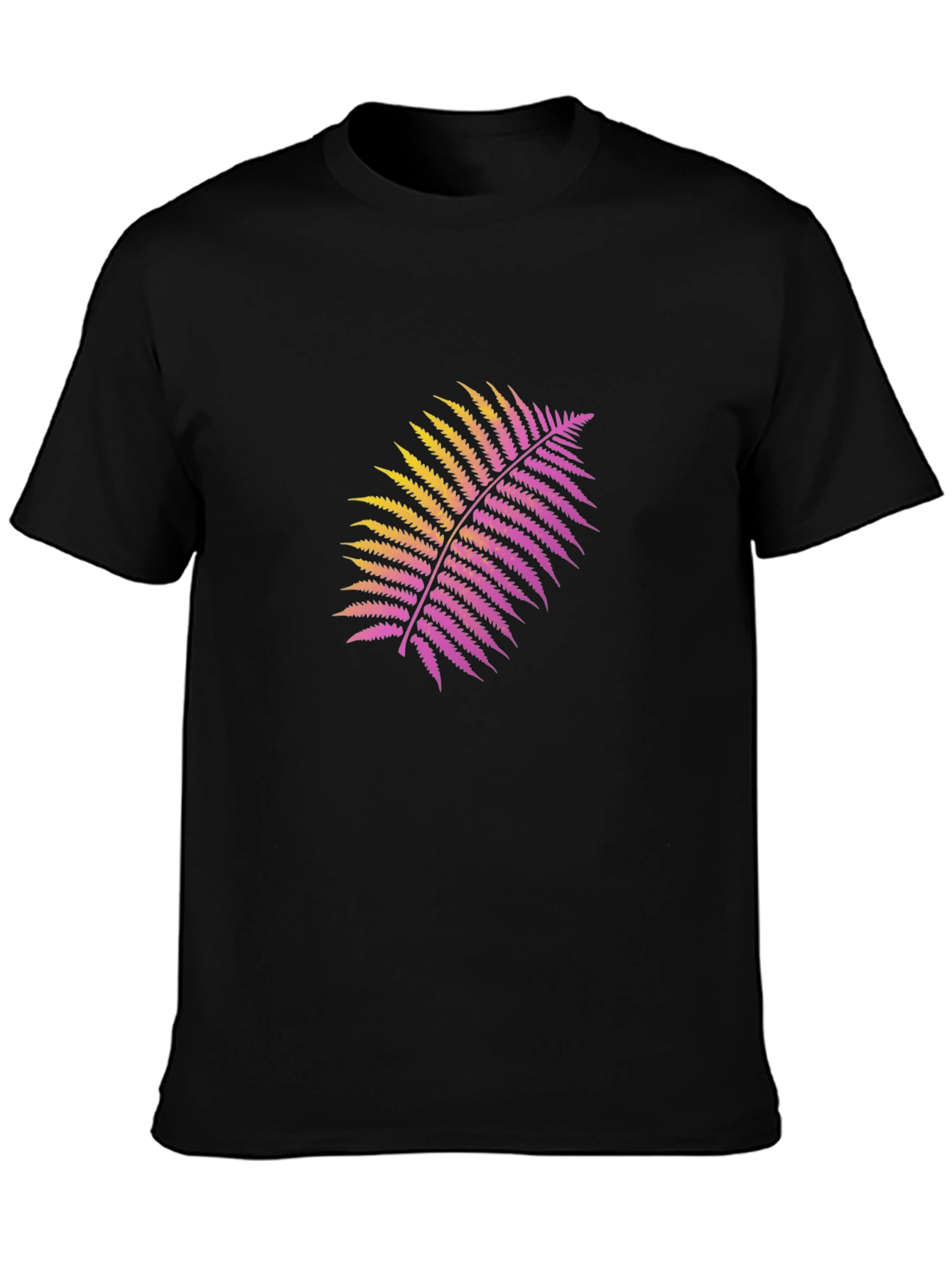 Black Fern Graphic Black T-Shirt view 3