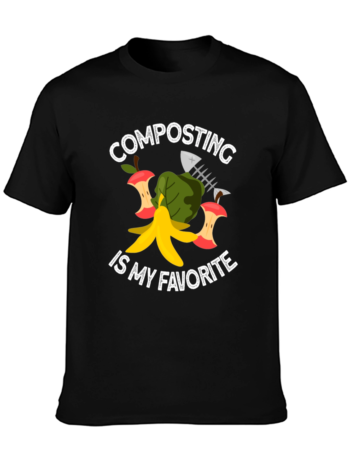 Black Composting is My Favorite T-Shirt view 3