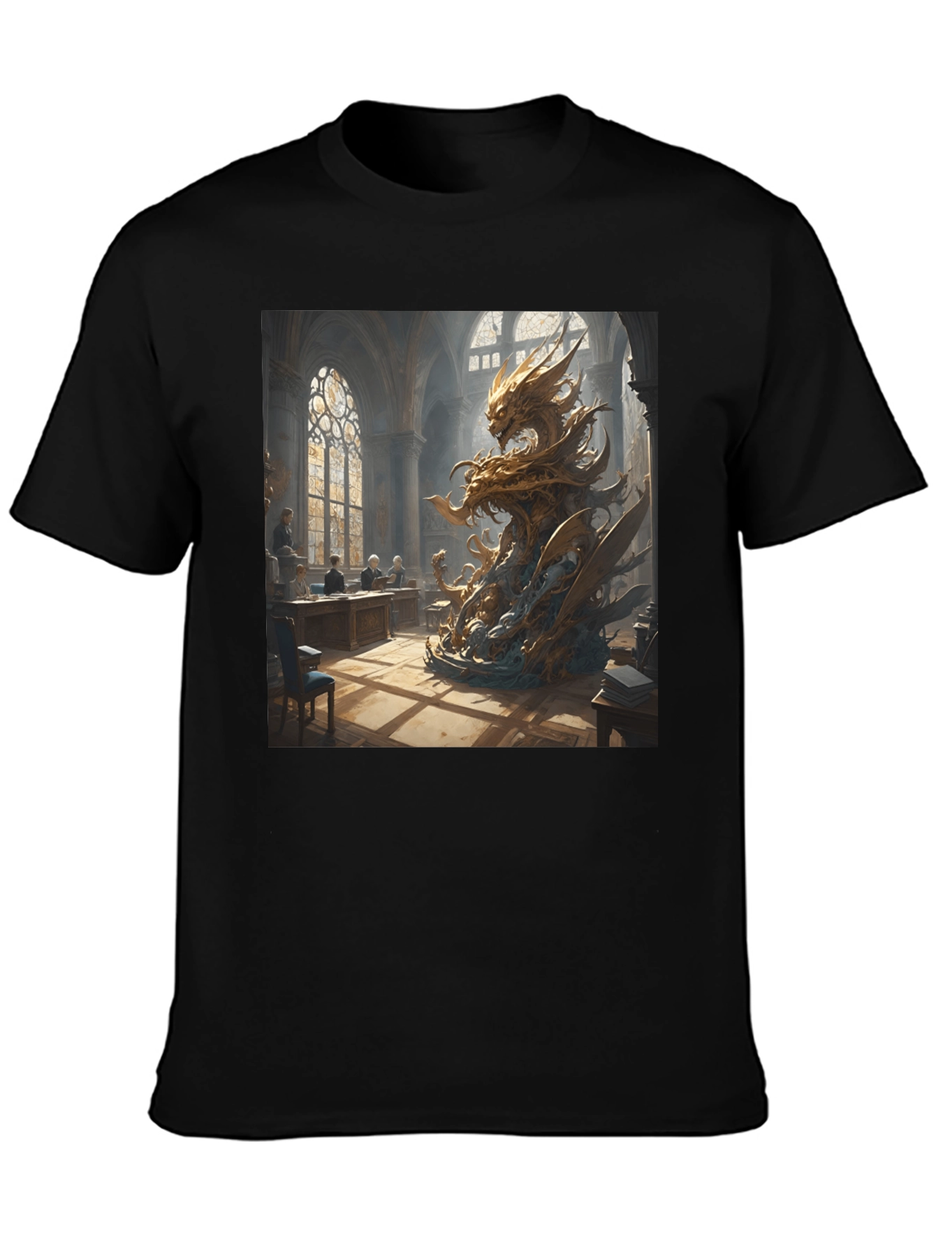 Dragon Courtroom Black Tee - 3