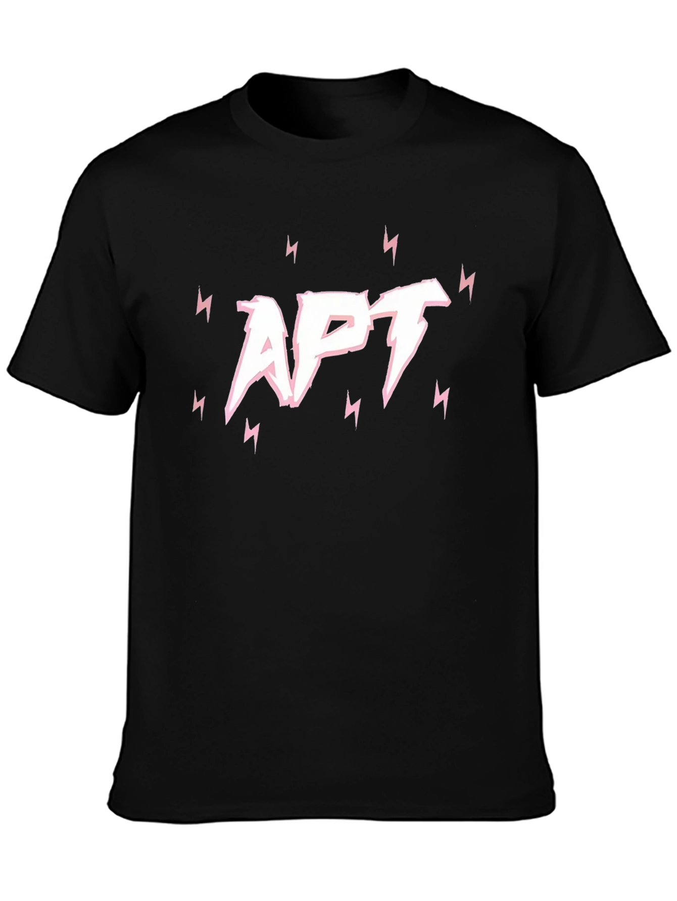Black APT Lightning Bolt Graphic Tee - Black view 3