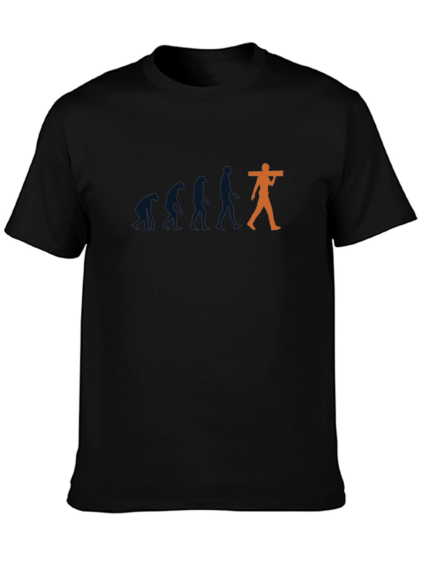 Black Evolution of a Tradesman T-Shirt - Funny & Unique view 3