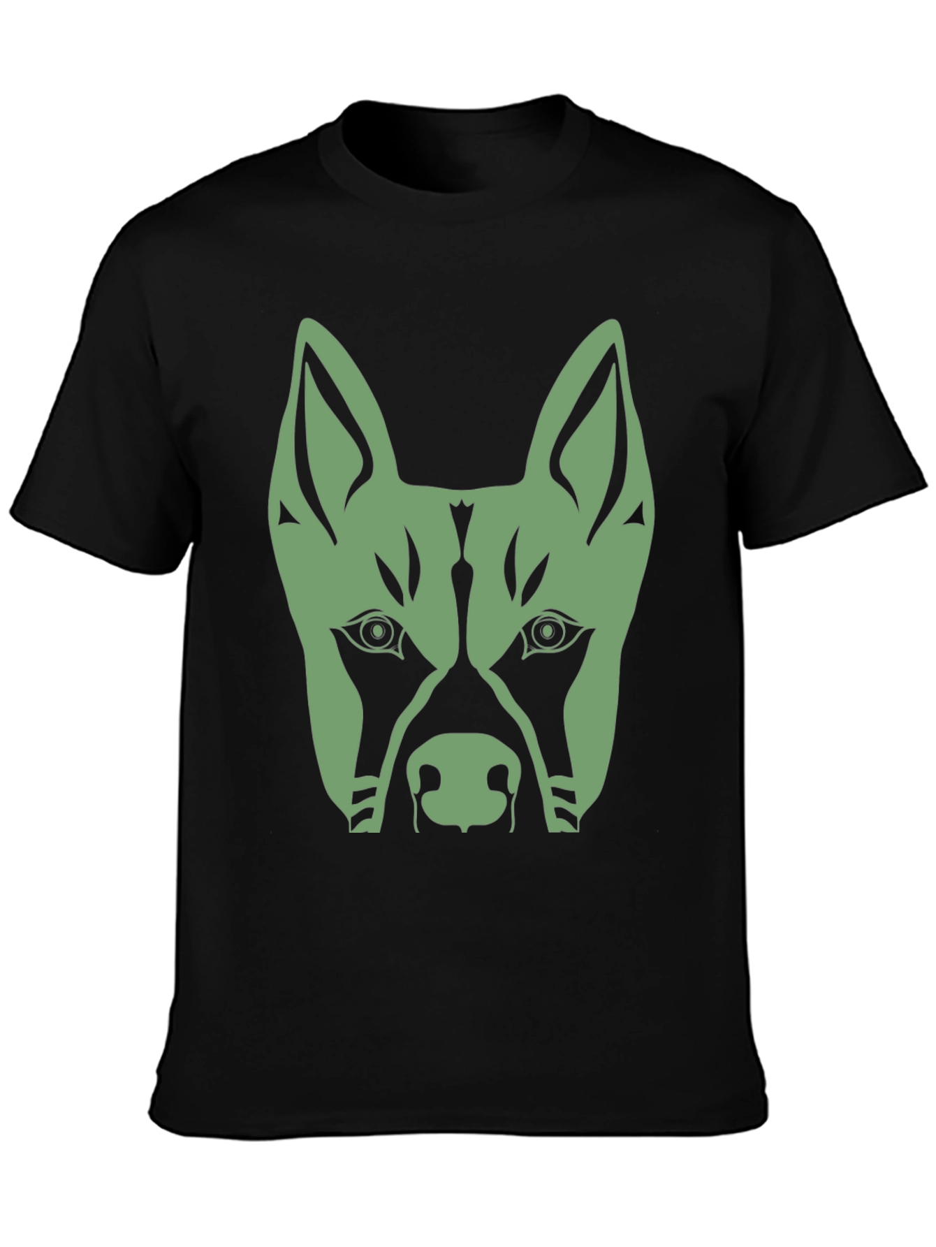 Black Dog Graphic Tee - Cool Canine Design view 3