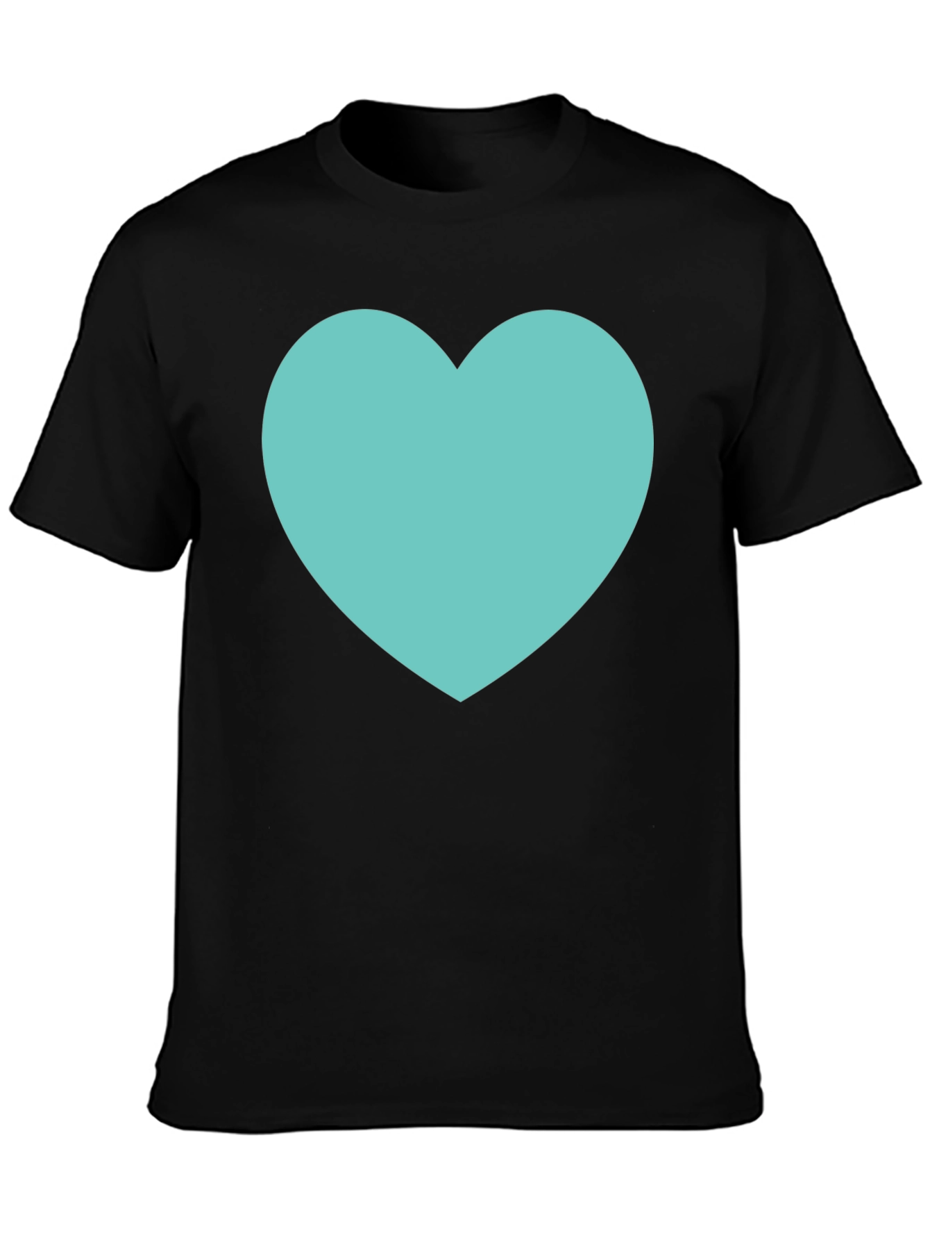 Black Heart Graphic T-Shirt - Modern Casual Tee view 3