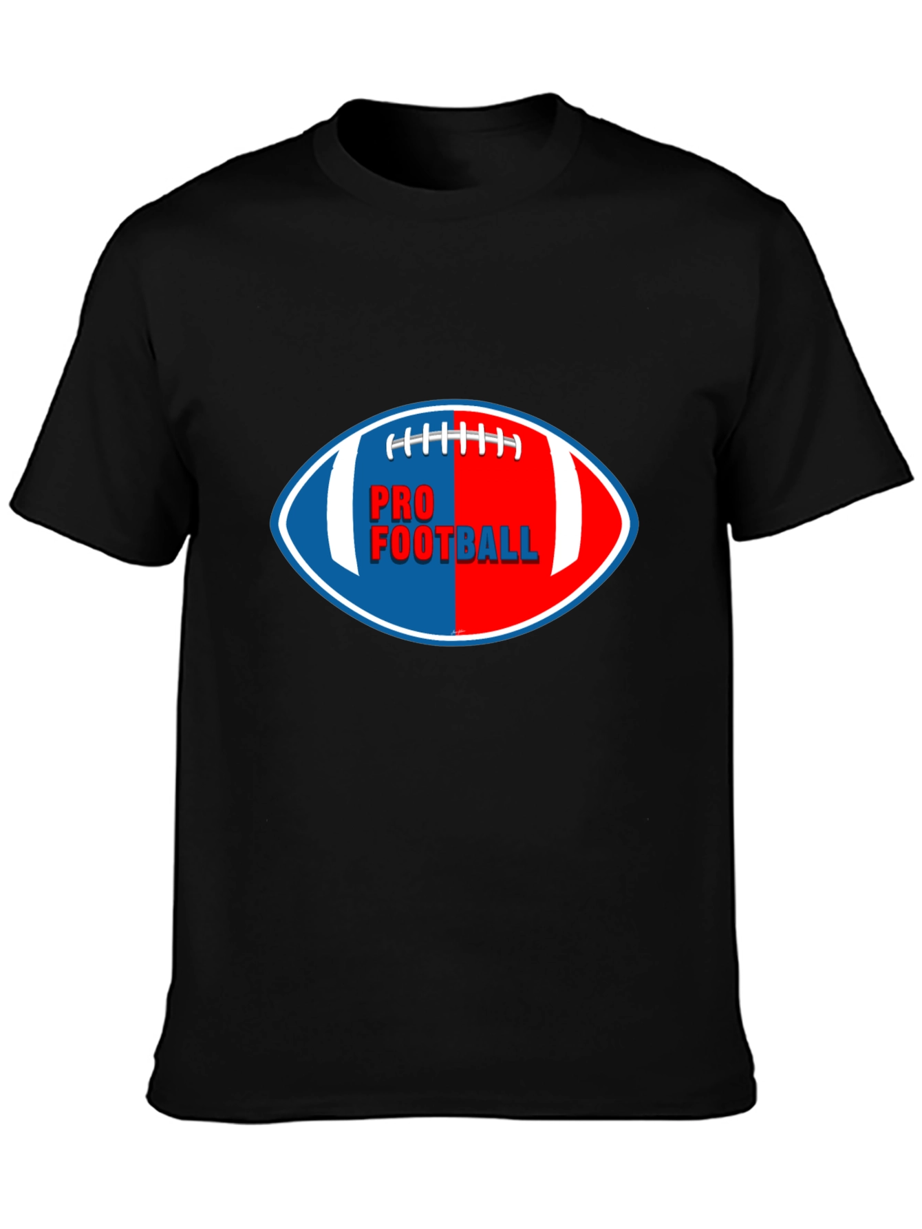 Black Pro Football Graphic T-Shirt | Sportswear view 3