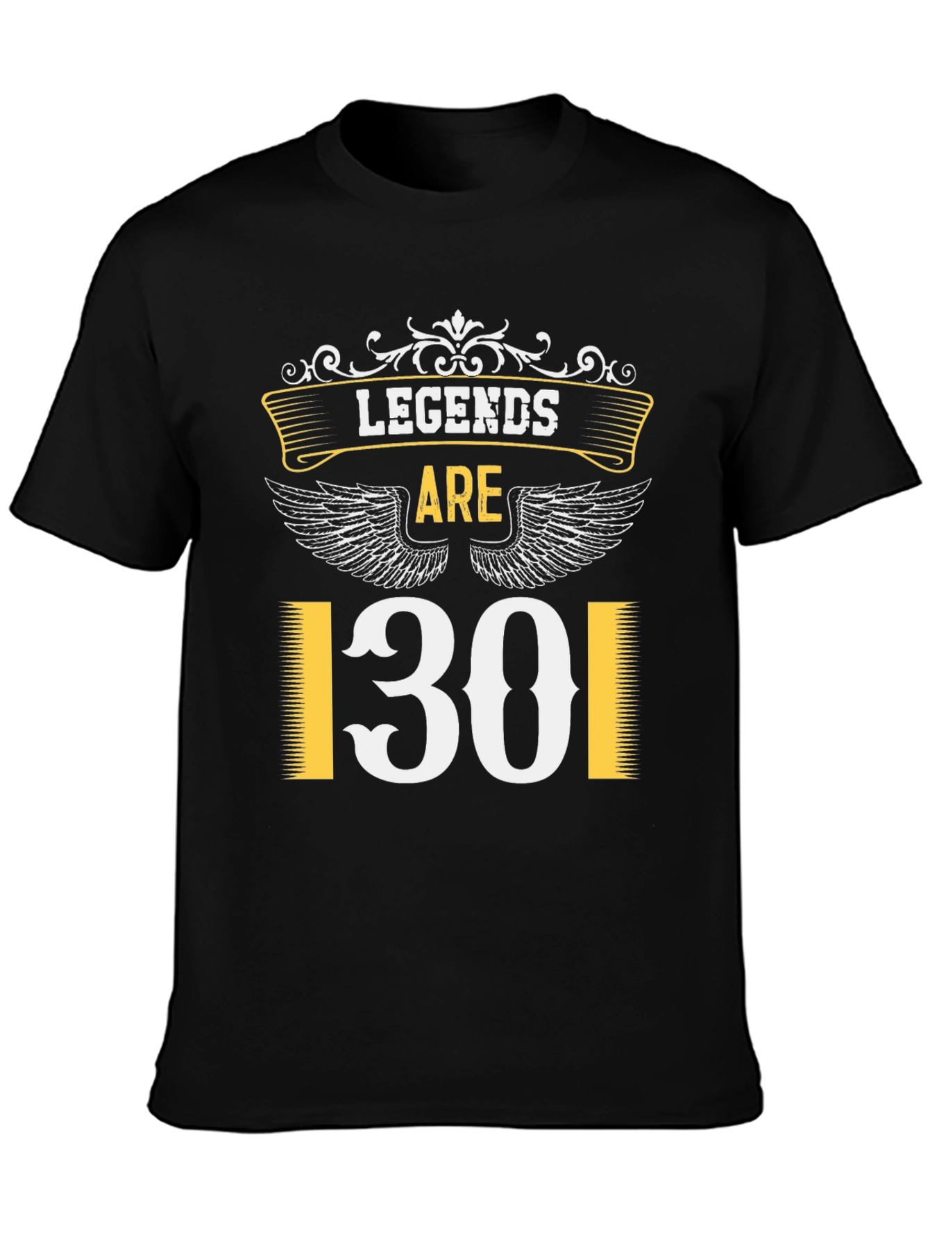 Black Legends Are 30 T-Shirt view 3